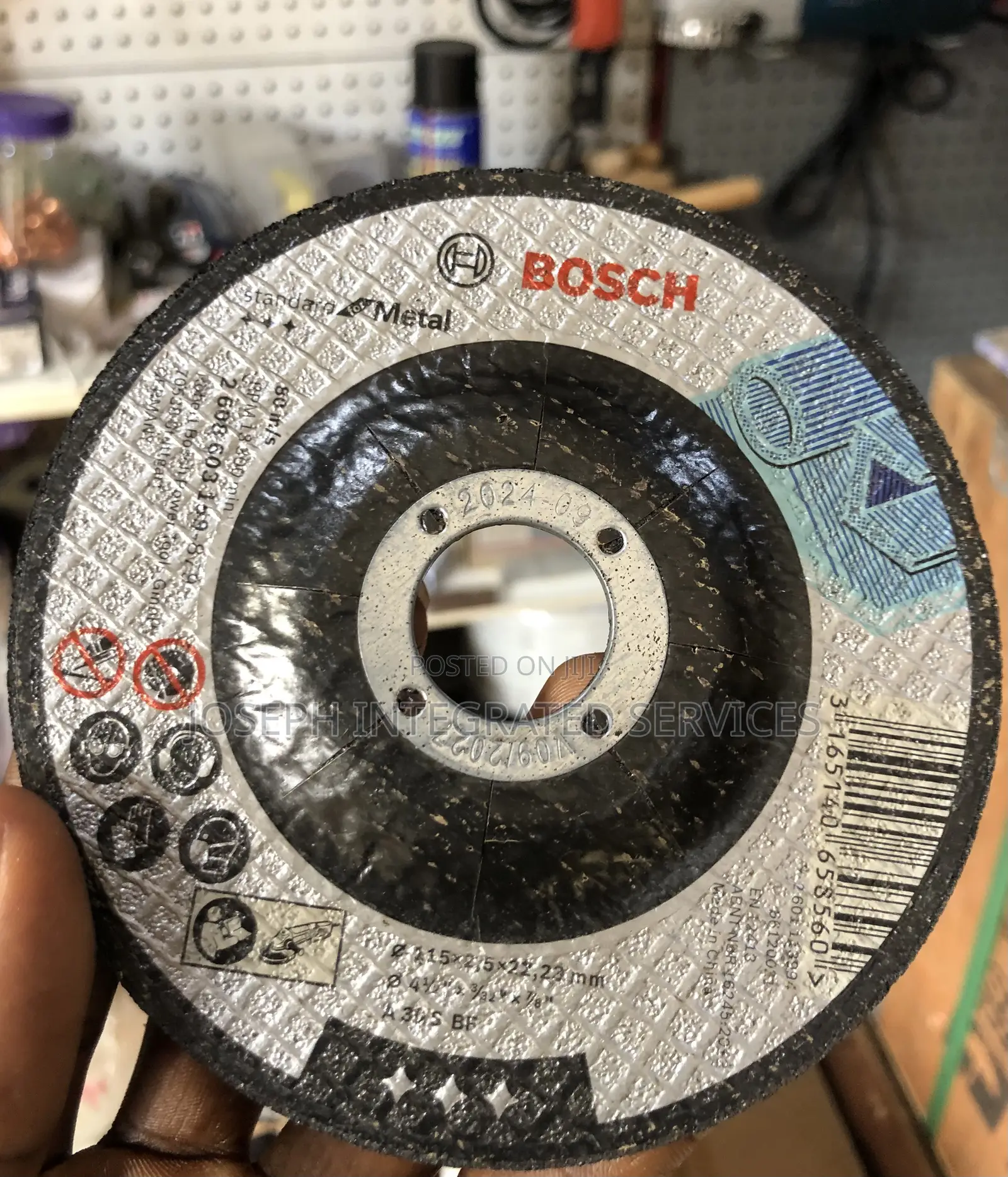 Bosch Standard Metal Grinding Disc 4.5”