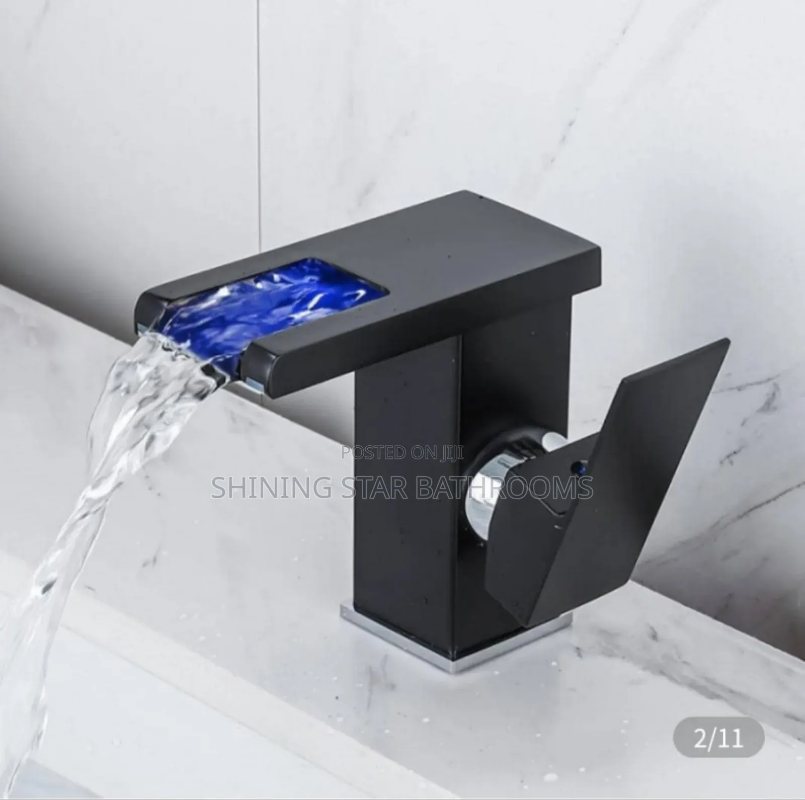 Led Light Basin Mixer