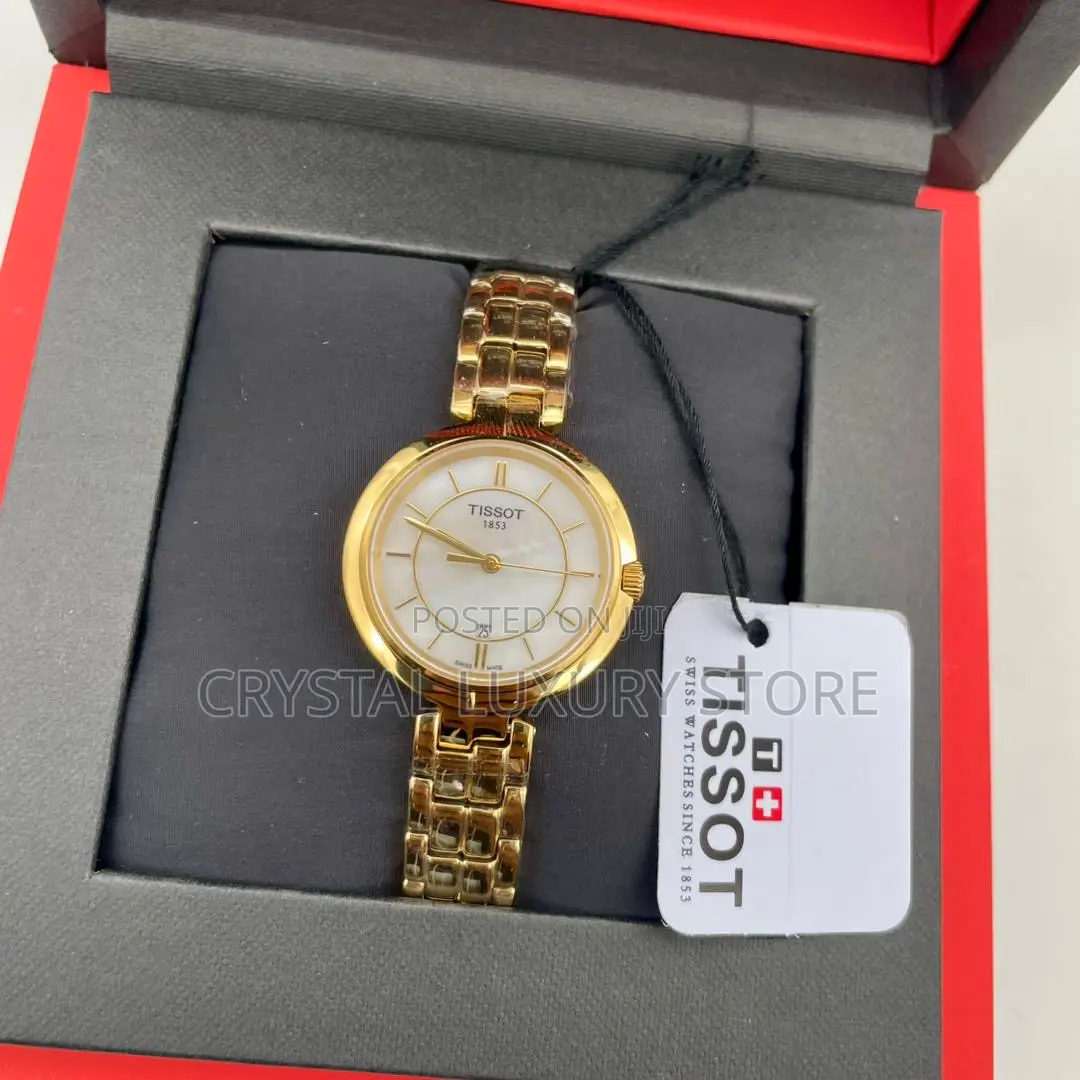 Tissot Quality Luxury Ladies Chain Strap Wristwatch