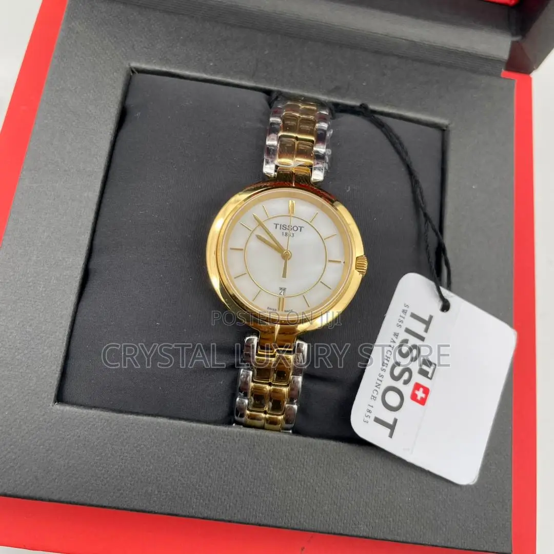 Tissot Quality Luxury Ladies Chain Strap Wristwatch