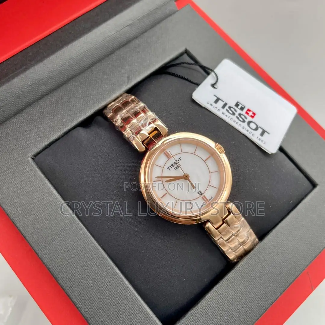 Tissot Quality Luxury Ladies Chain Strap Wristwatch