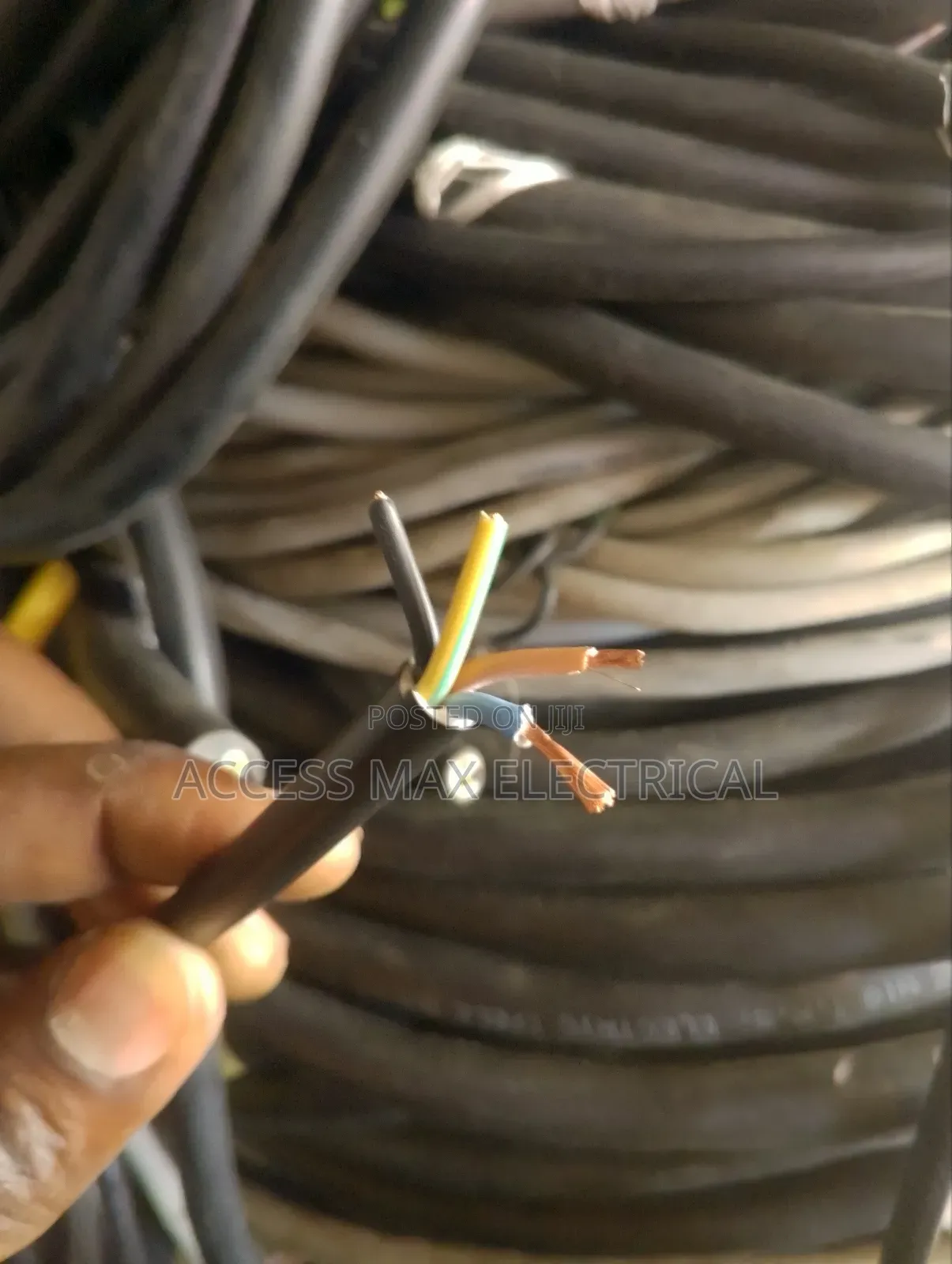 6mm   Core Flexible Cable Pure Copper