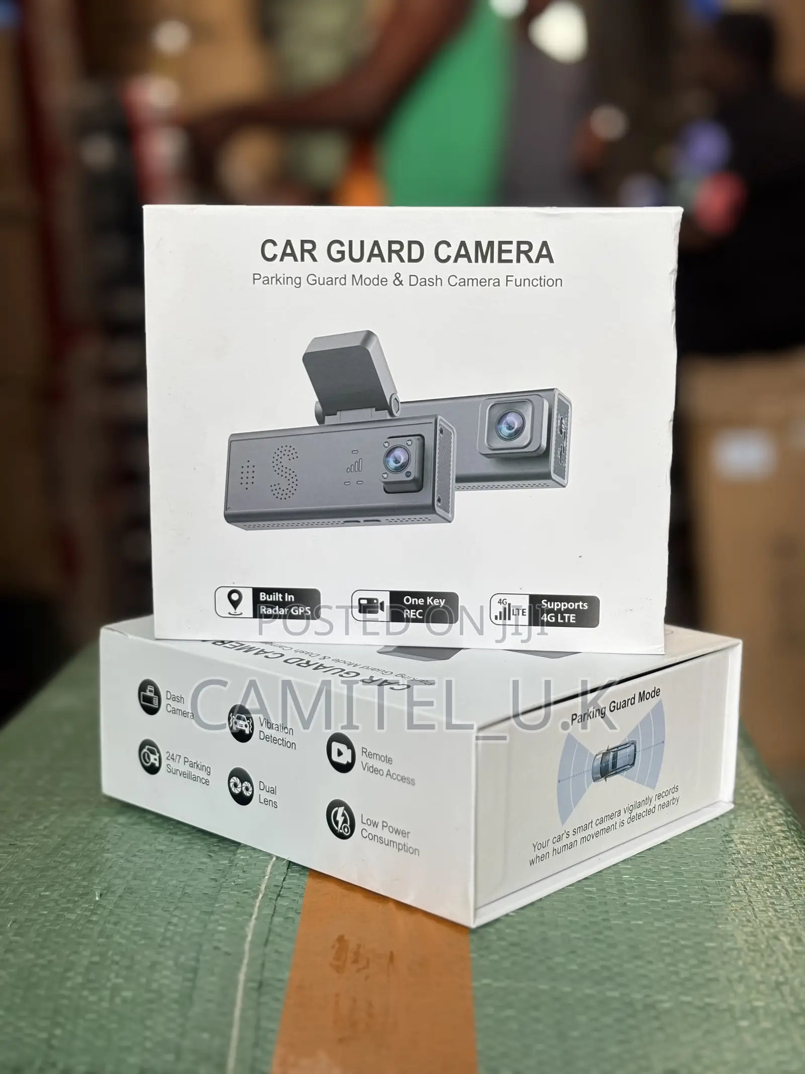 4g Ubox Dual Lens Car Guard Camera