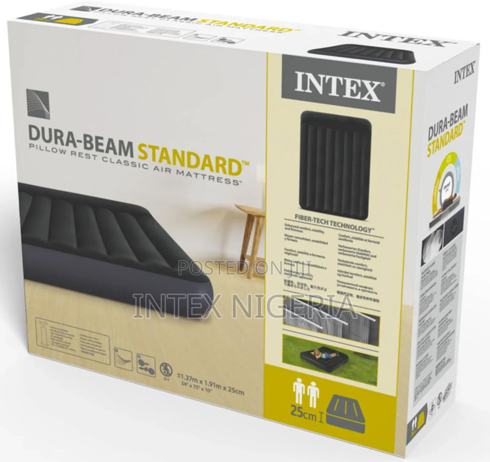Inflatable Headrest Air Mattress For 2 Person