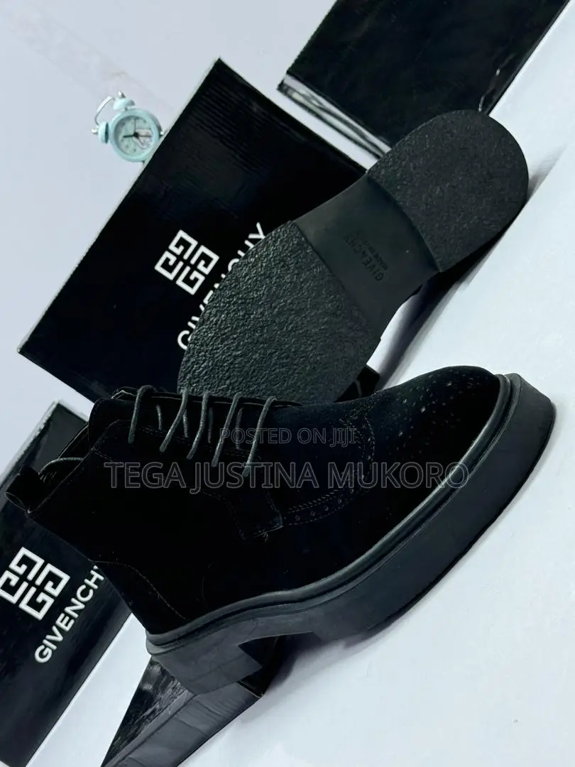 Men's Suede High Sole Boot