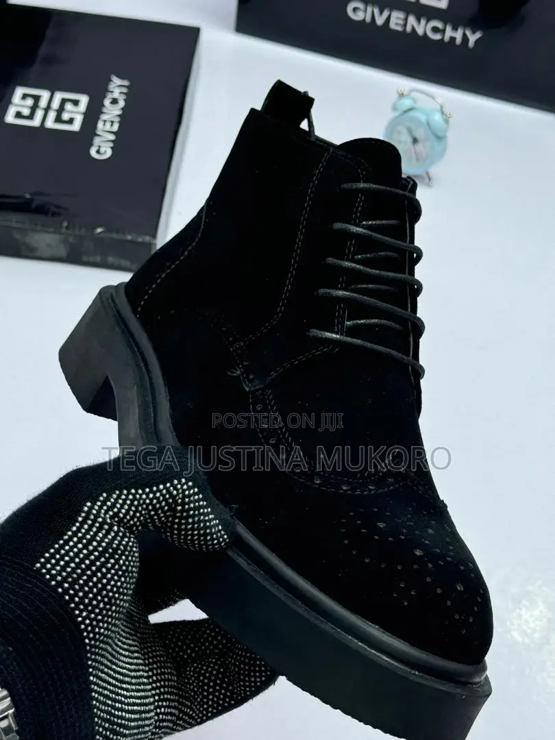 Men's Suede High Sole Boot