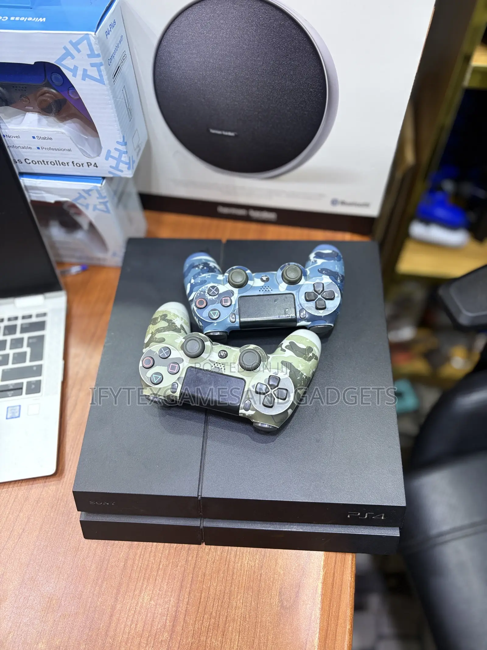Ps 4 Fat Uk Used With 2 Pads and 12 Games Installed