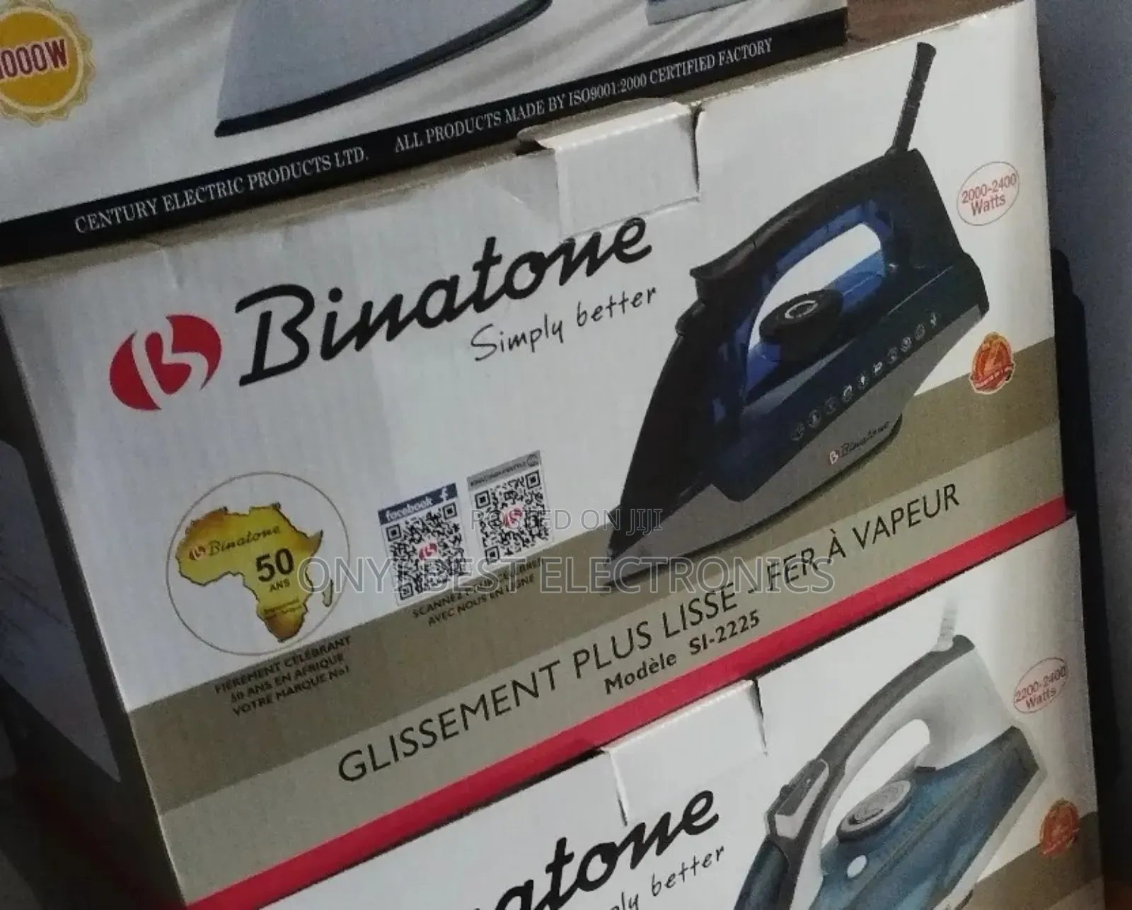 Binatone Smooth Gliding Steam Iron (Si-2225)