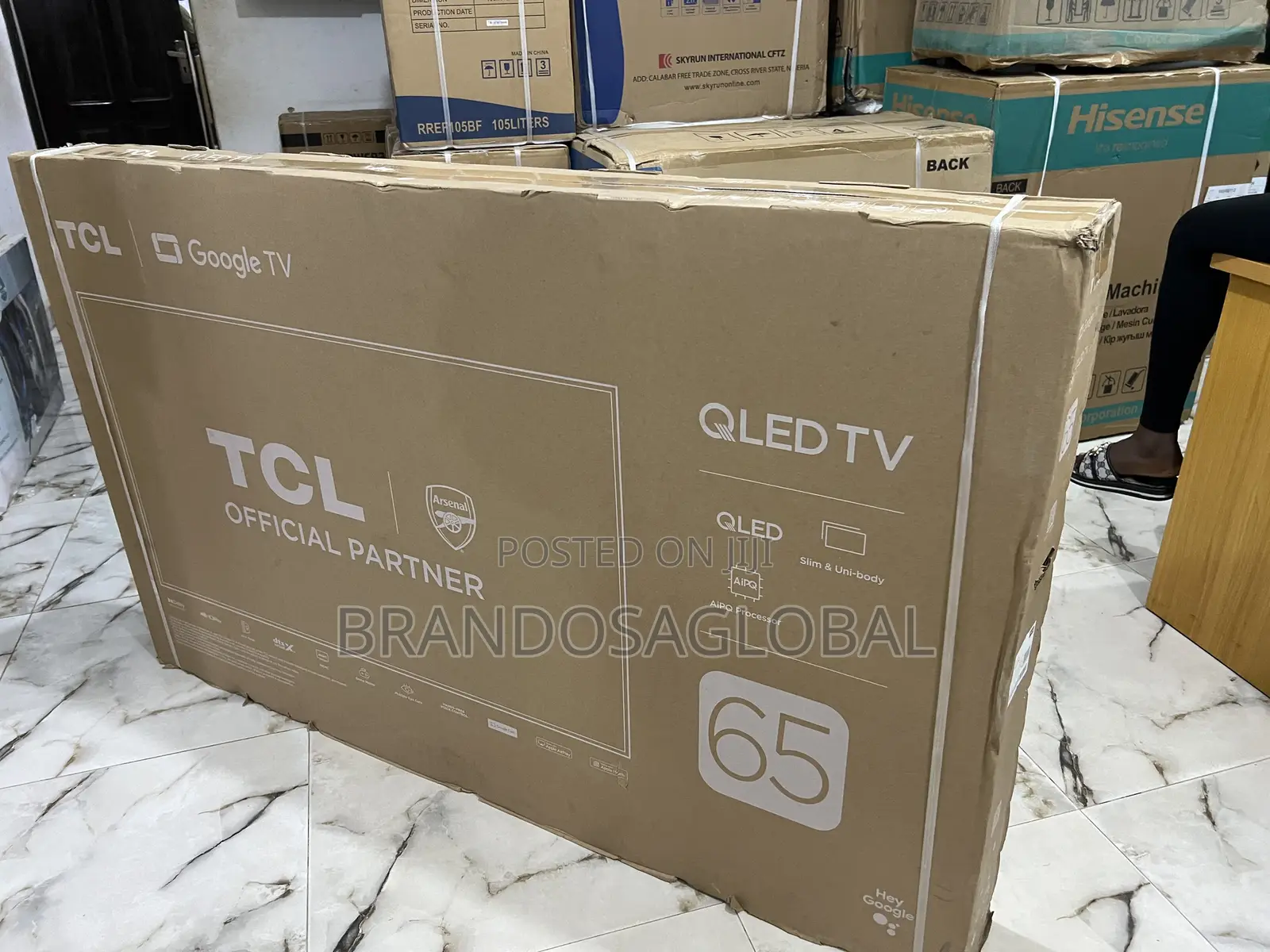 TCL 65 Inch Qled Smart Android Tv – Ai-Powered Display Engine