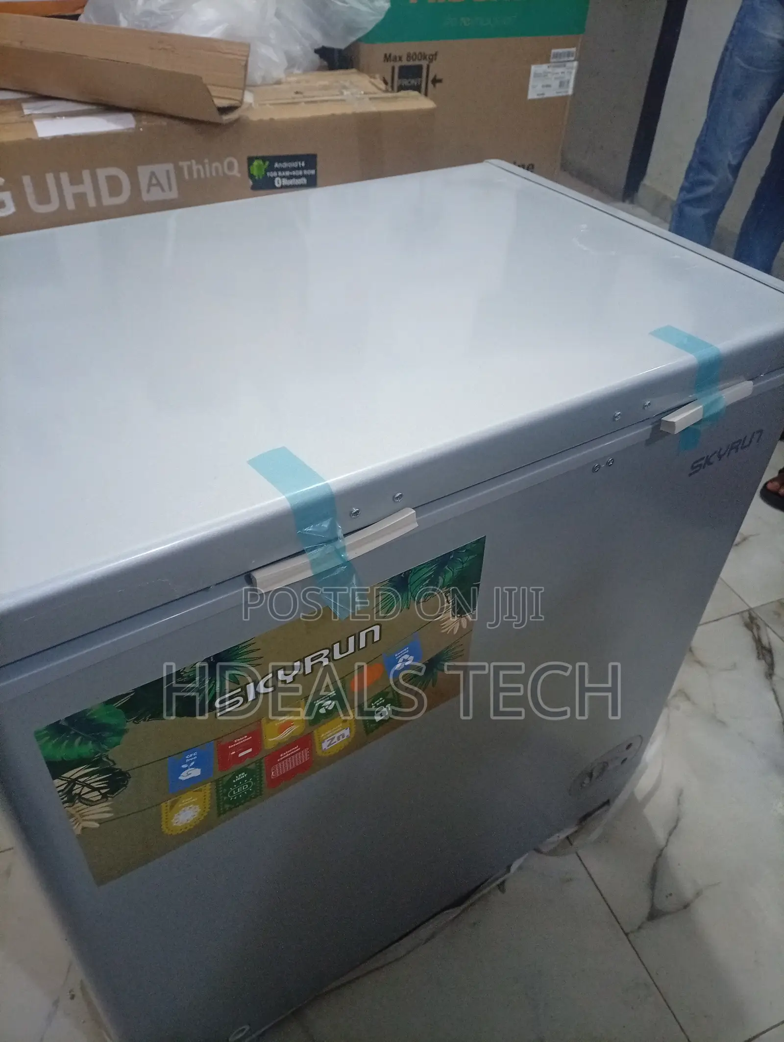Silent Operation Chest Freezer – Skyrun Bd155hnw