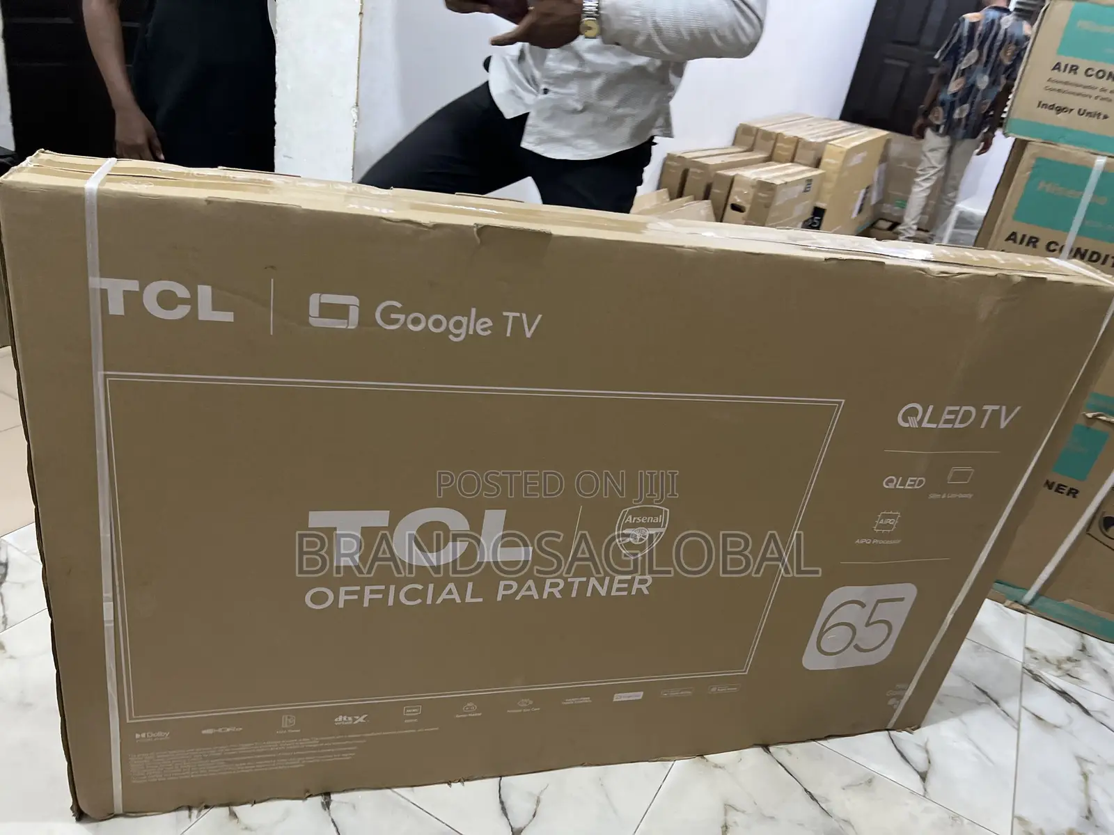 Tcl 65inch Certified Qled Uhd Android Ultra Slim Smart Google Tv