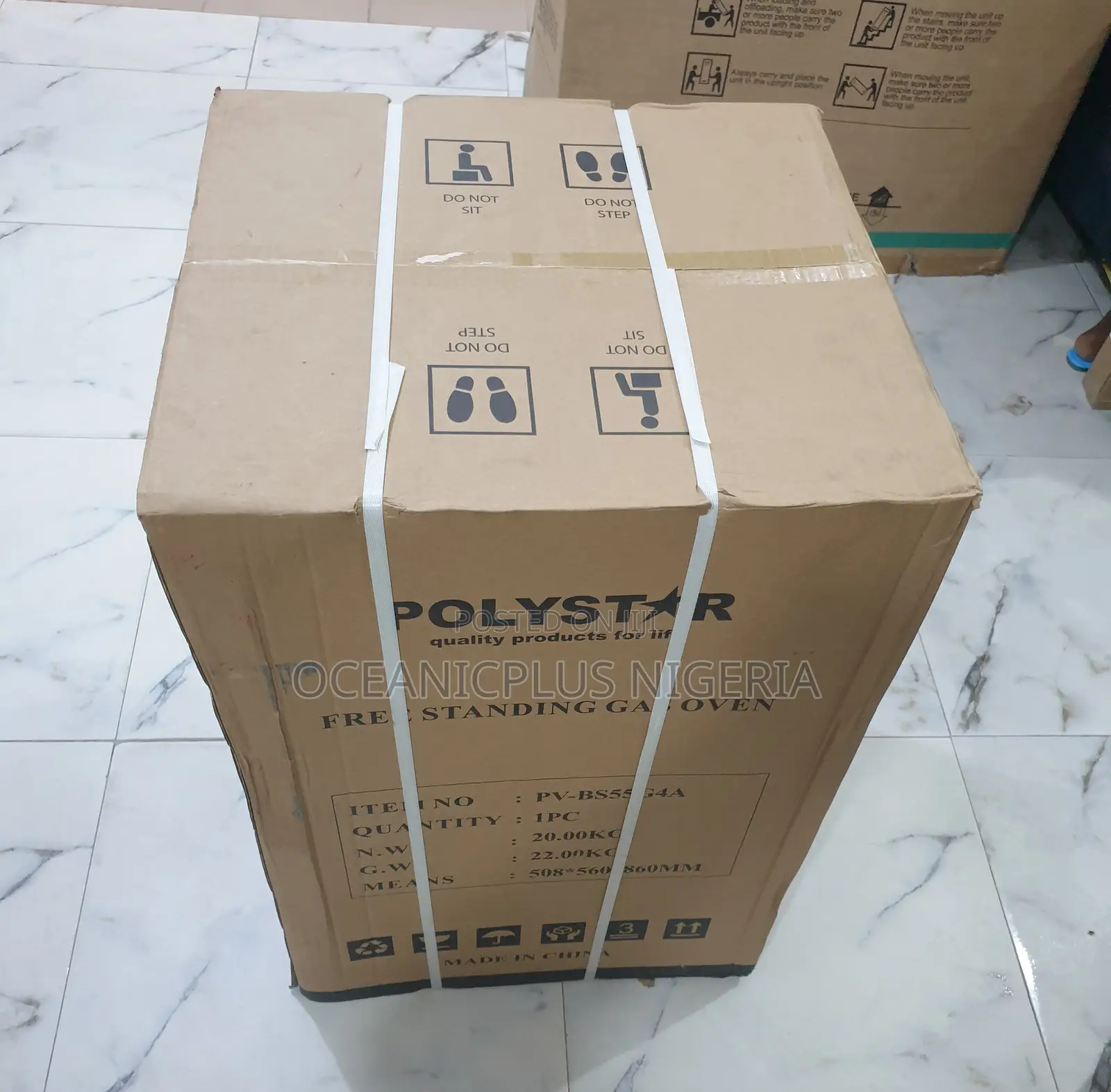 Sleek Design Polystar 4 Burner Gas Cooker Burners Oven | Pv-Bs55g4a