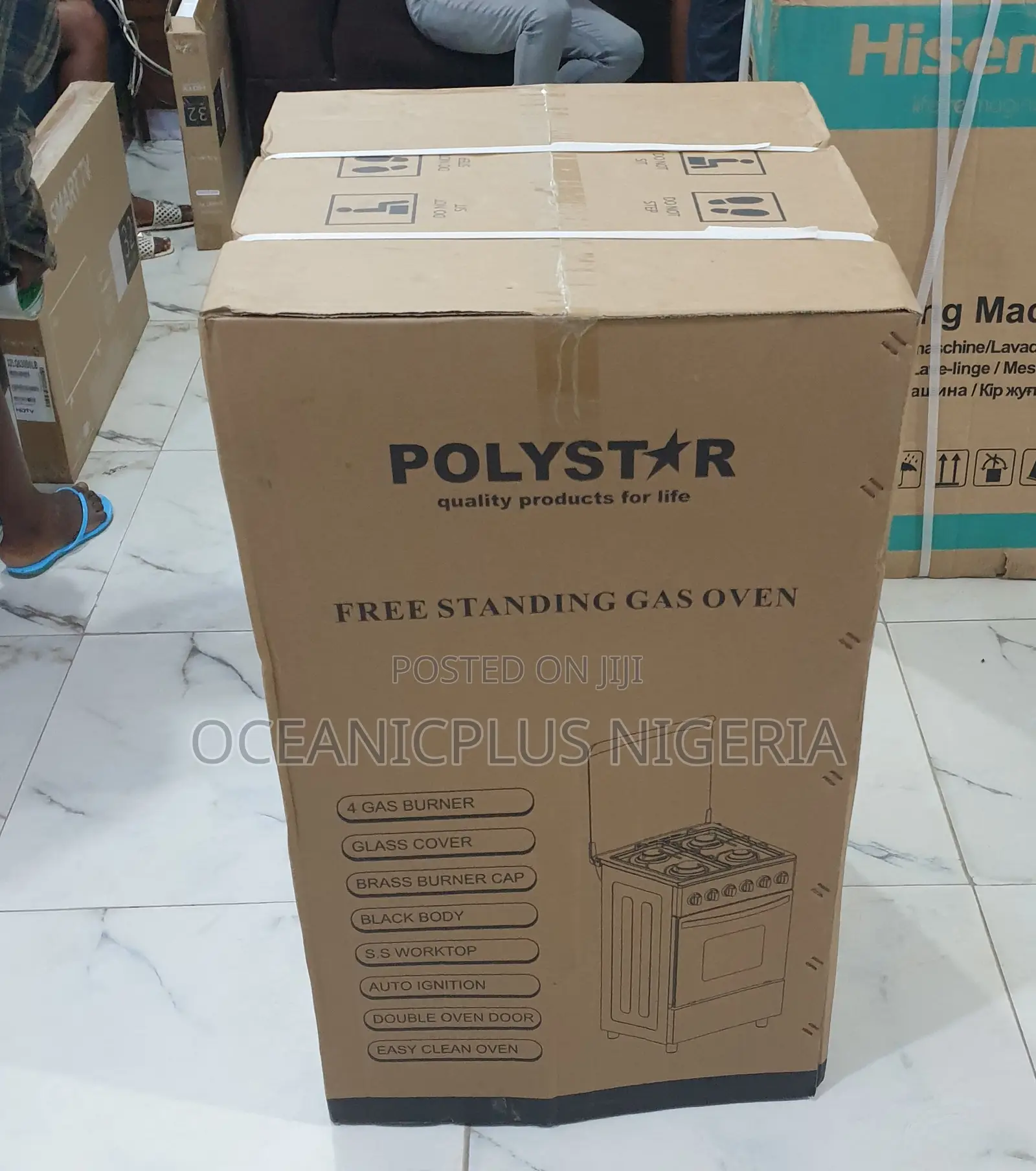 Stylist Centerpiece Polystar 4 Burner Gas Cooker Burners Pv-Bs55g4a