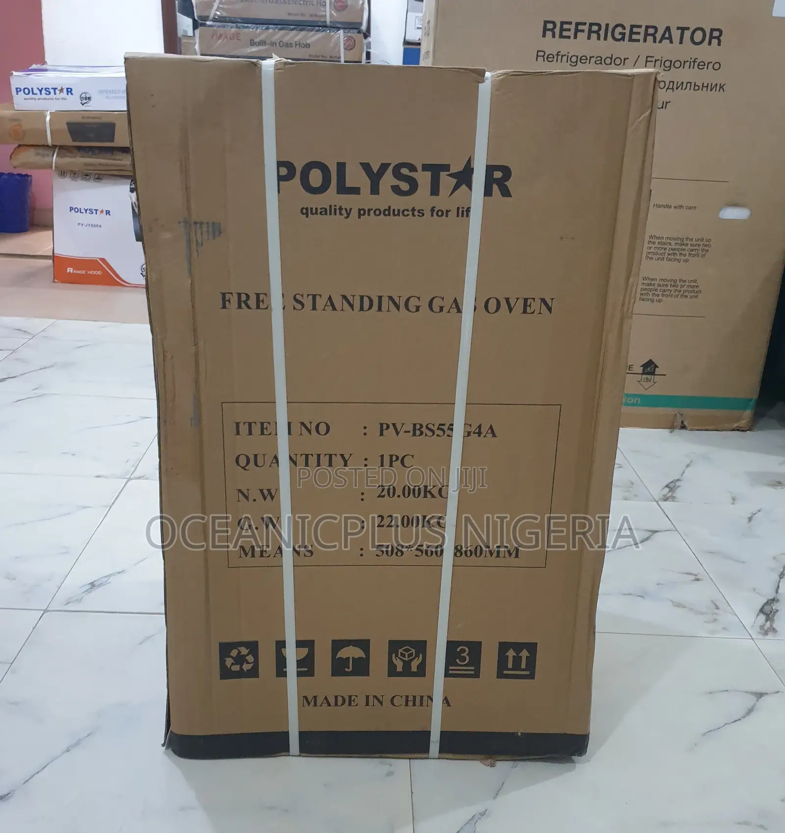 Energy Efficient Polystar 4 Burner Gas Cooker Burners Pv-Bs55g4a