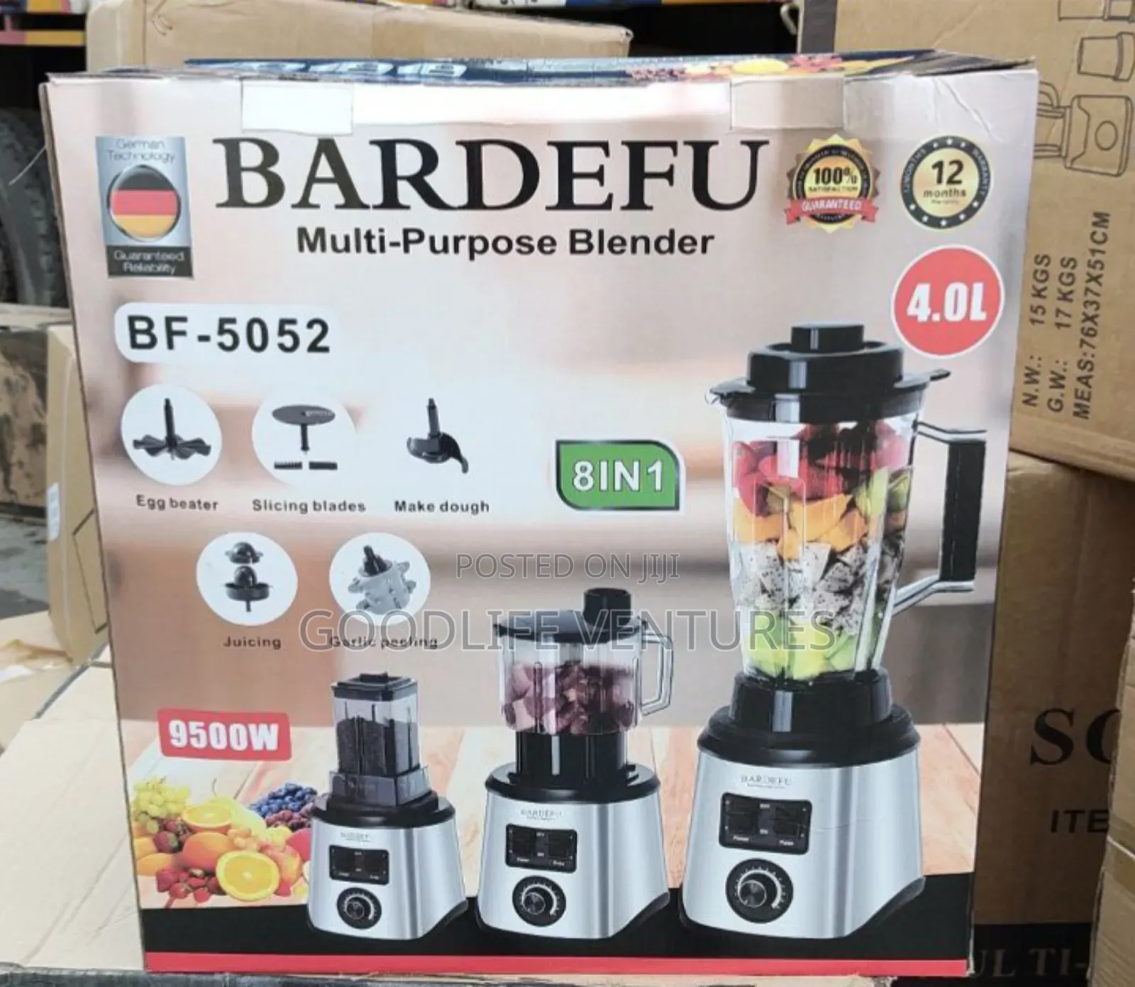 8-in-1 Bardefu Multipurpose Blender