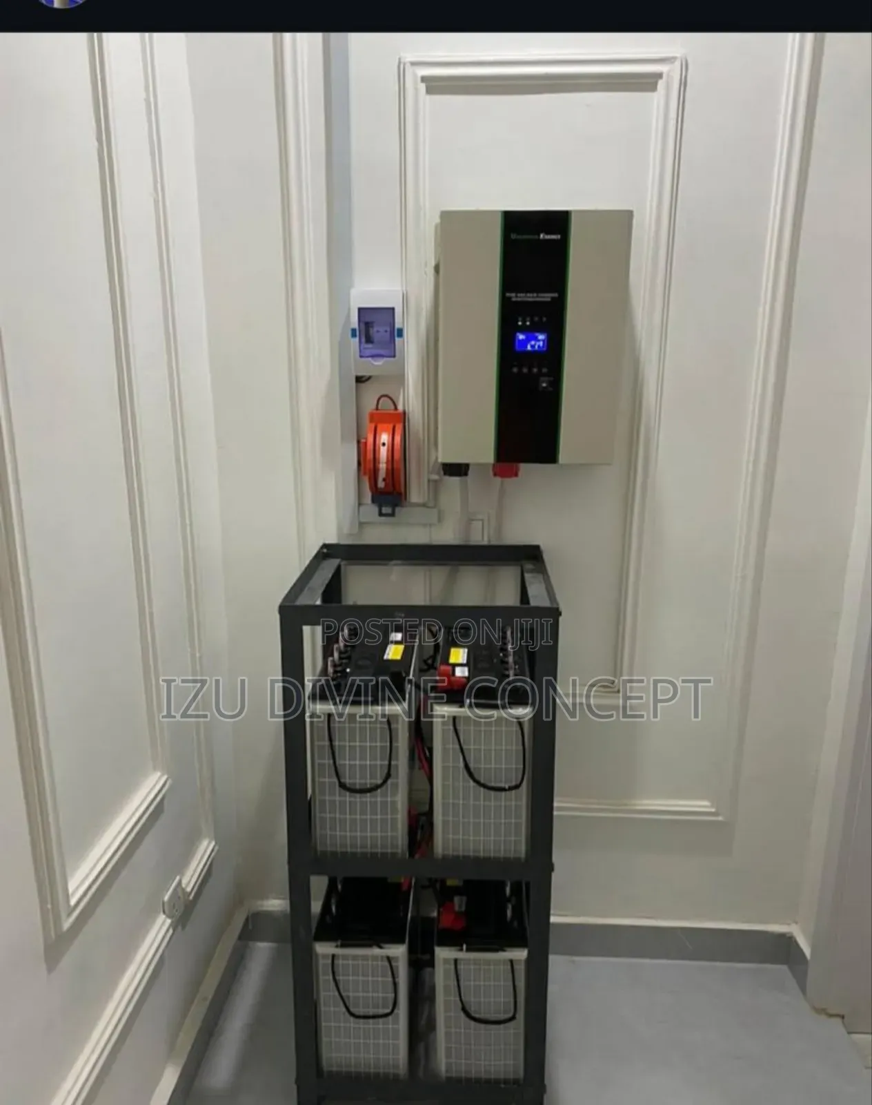 5kva Inverter Setup and 4pcs of 220 Tubular Batteries Backup