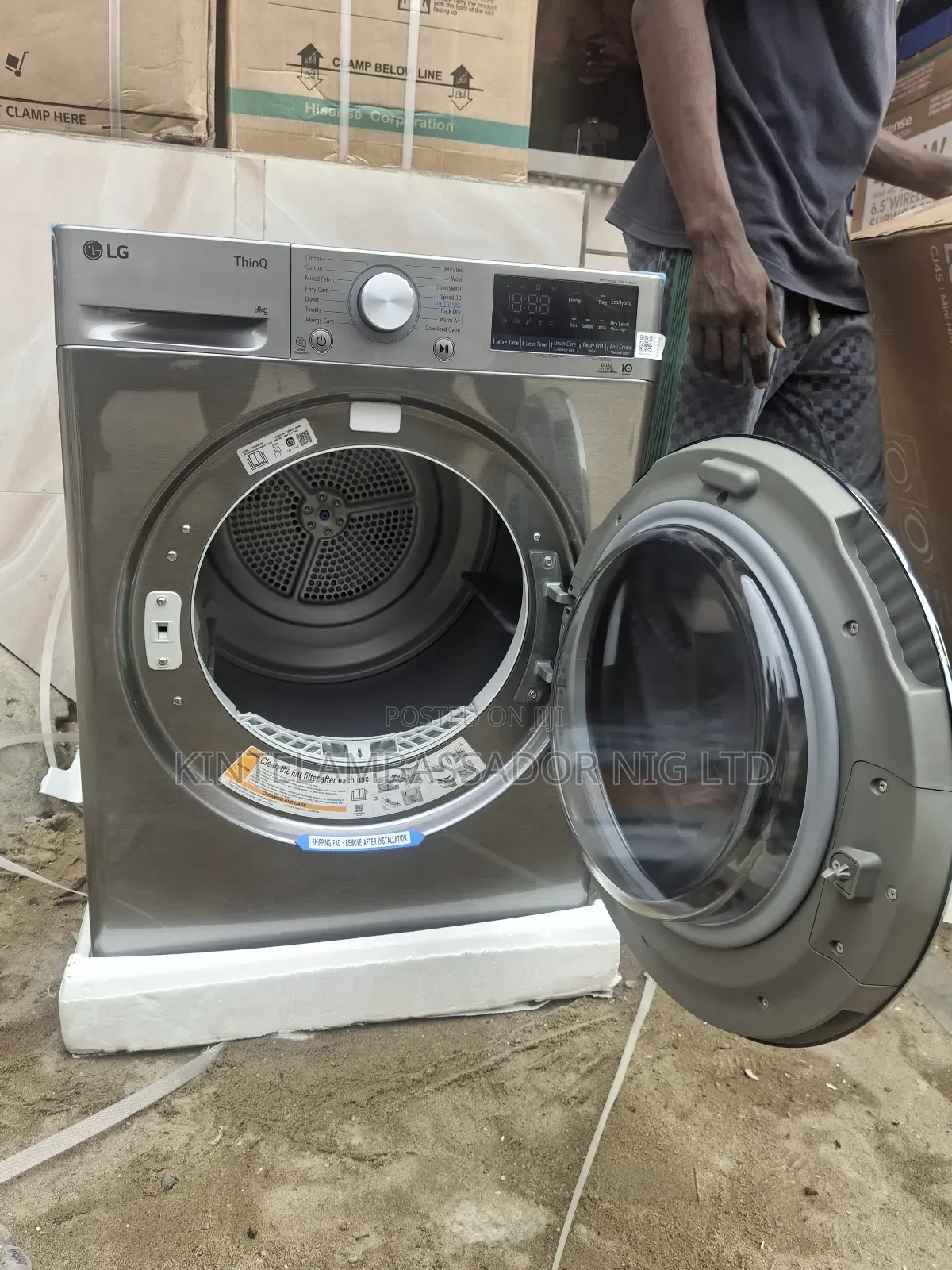 Lg 9kg Dryer - Rh90v9pv8n