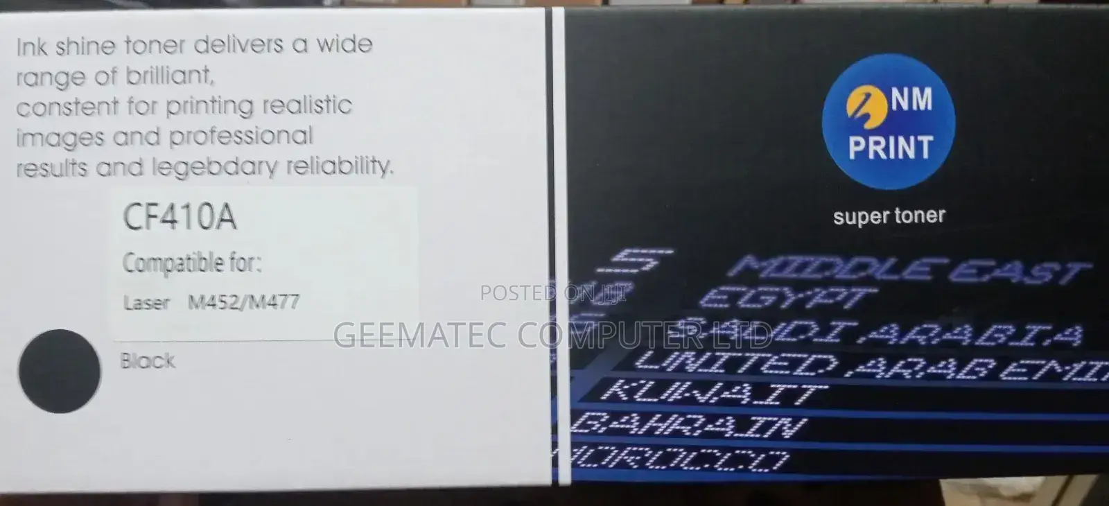 Nm Print 410, 411, 412, 413 Compatible Toner