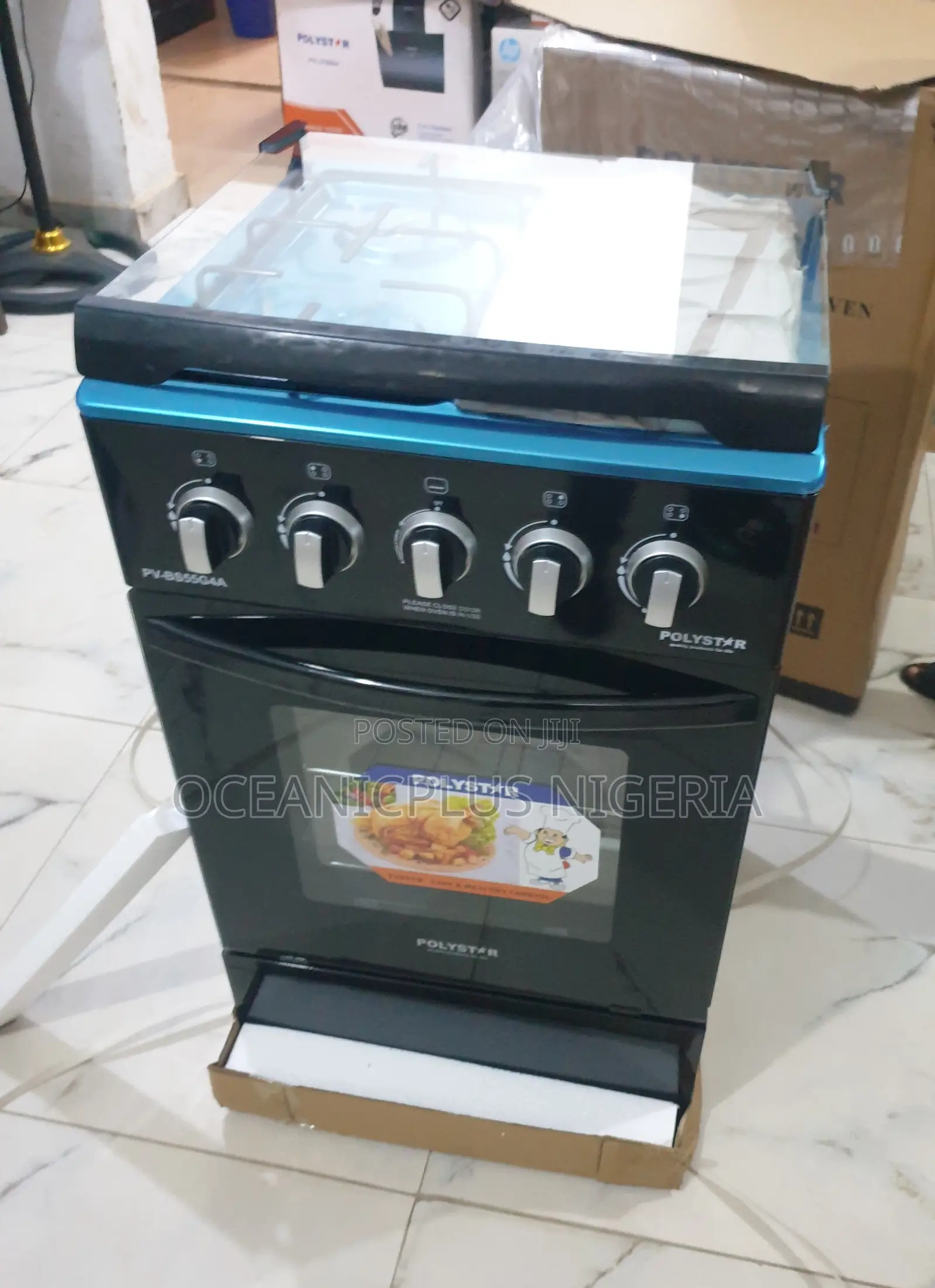 Next Gen Polystar 4 Burner Gas Cooker Burners Oven | Pv-Bs55g4a