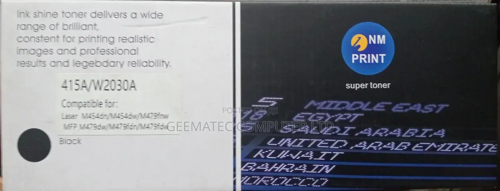Nm Print 415a(B,M,Y,C) Compatible Toner