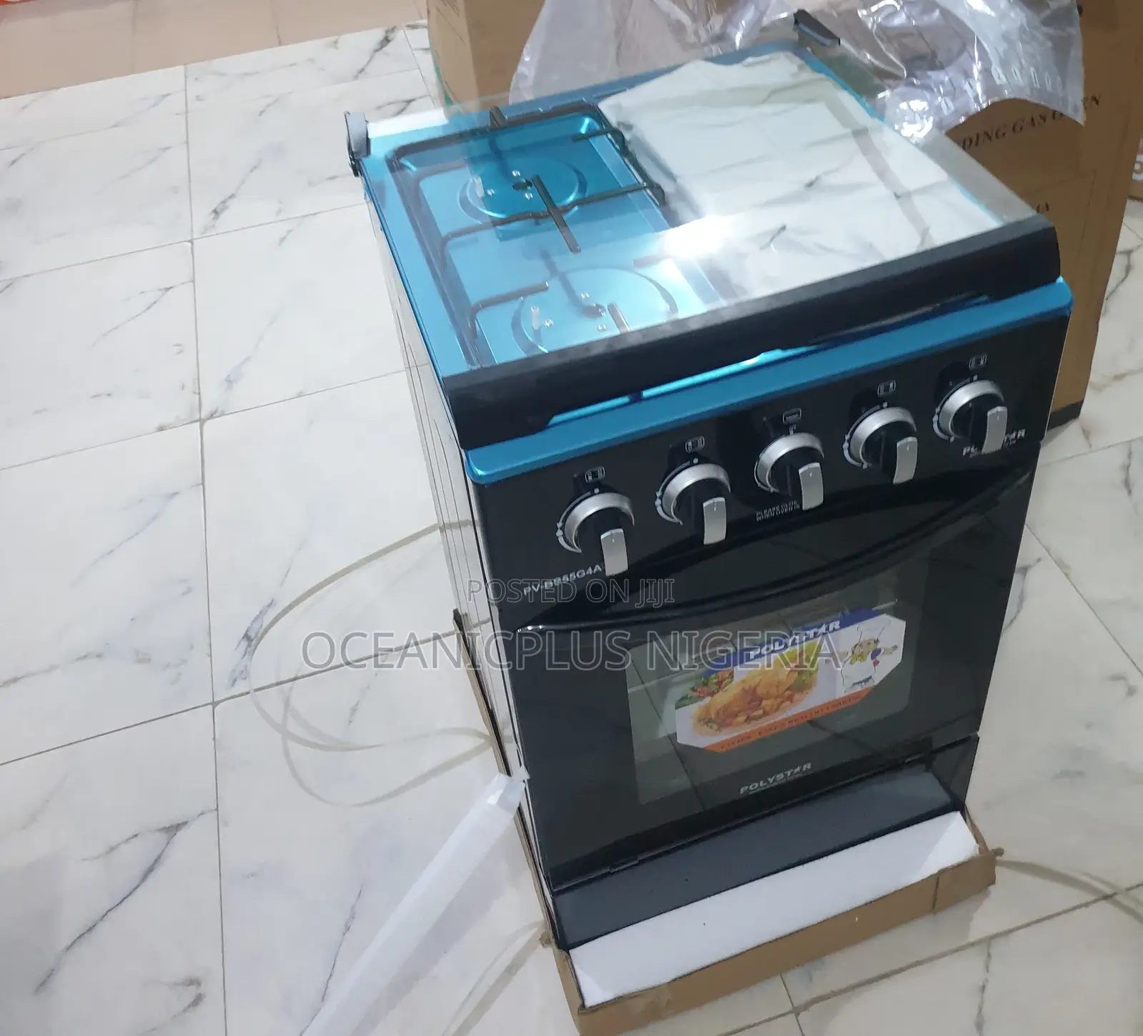 Polystar Warmth 4 Burner Gas Cooker Burners Oven | Pv-Bs55g4a