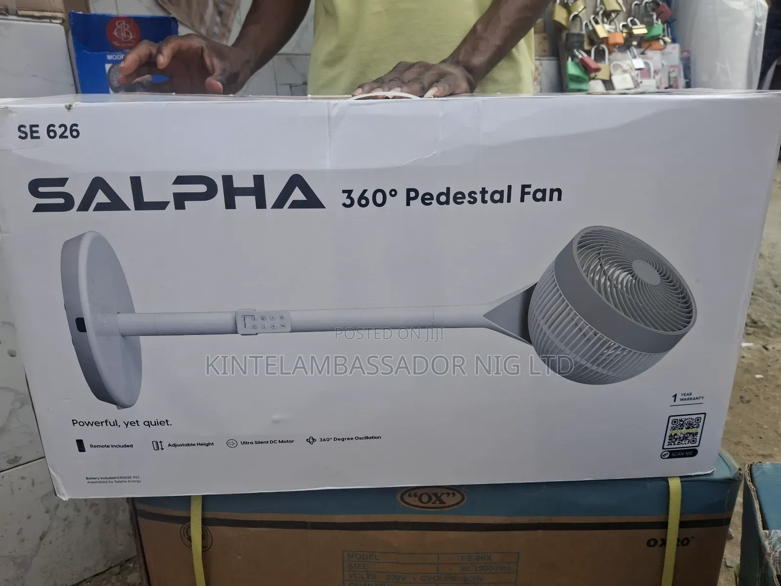 Salpha  360 Degree  Pedestal Fan