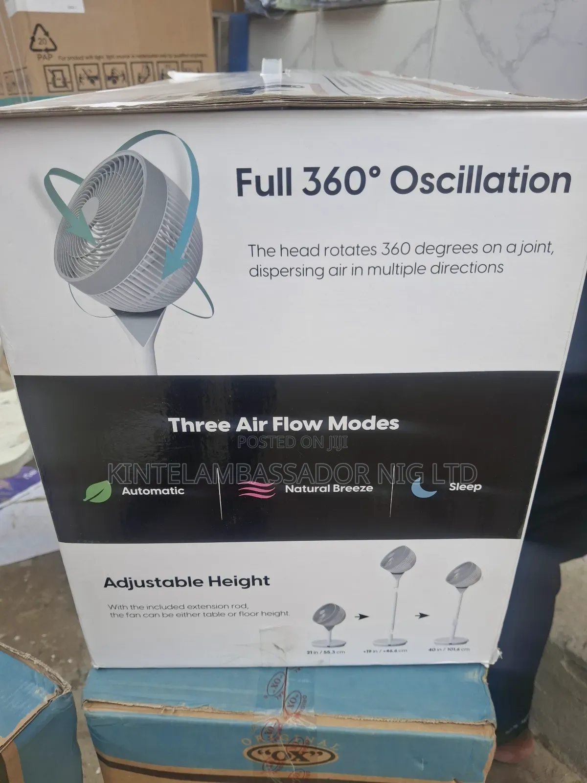 Salpha  360 Degree  Pedestal Fan