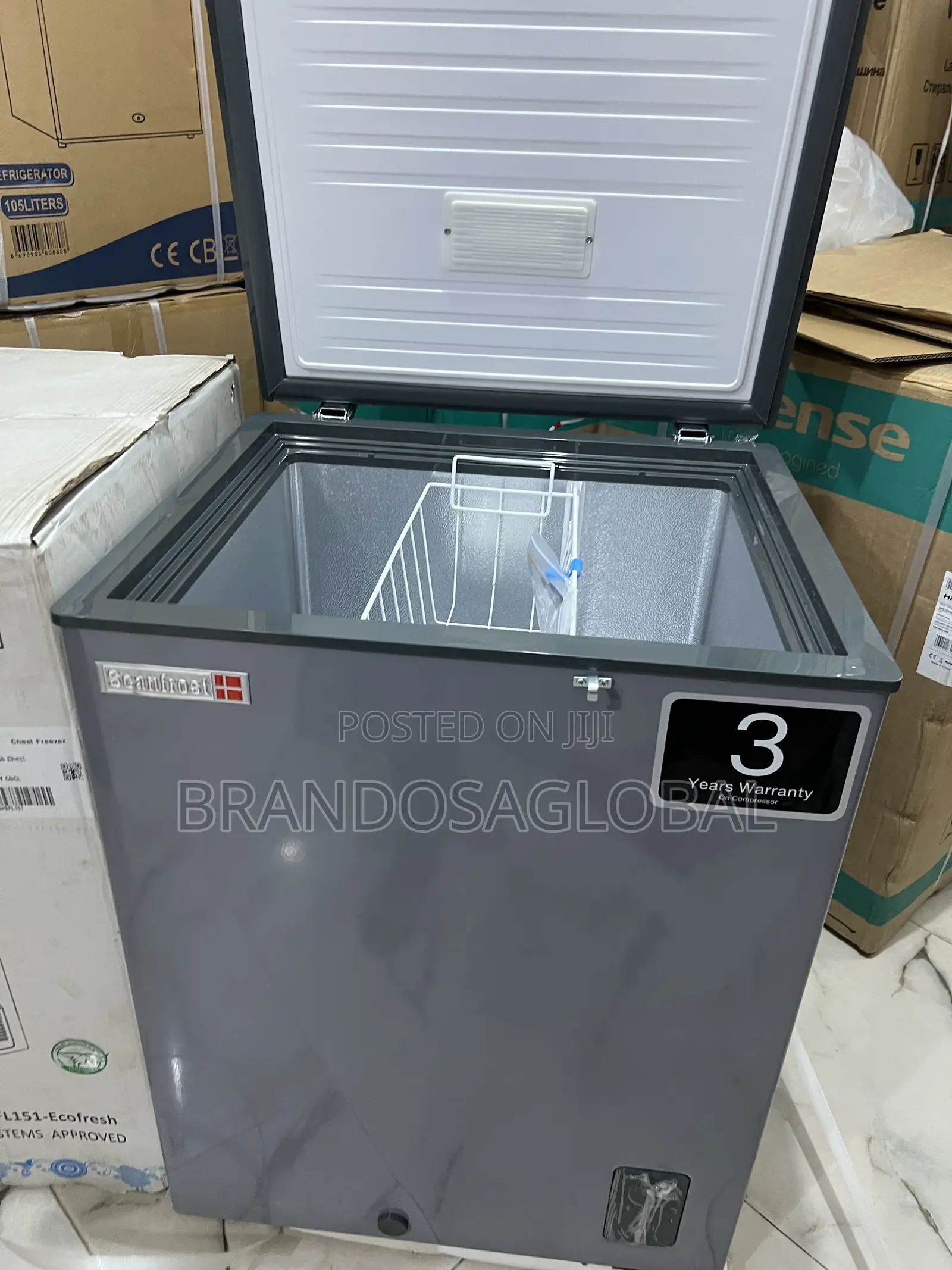 Scanfrost 134l Chest Freezer – Low Energy Consumption Model