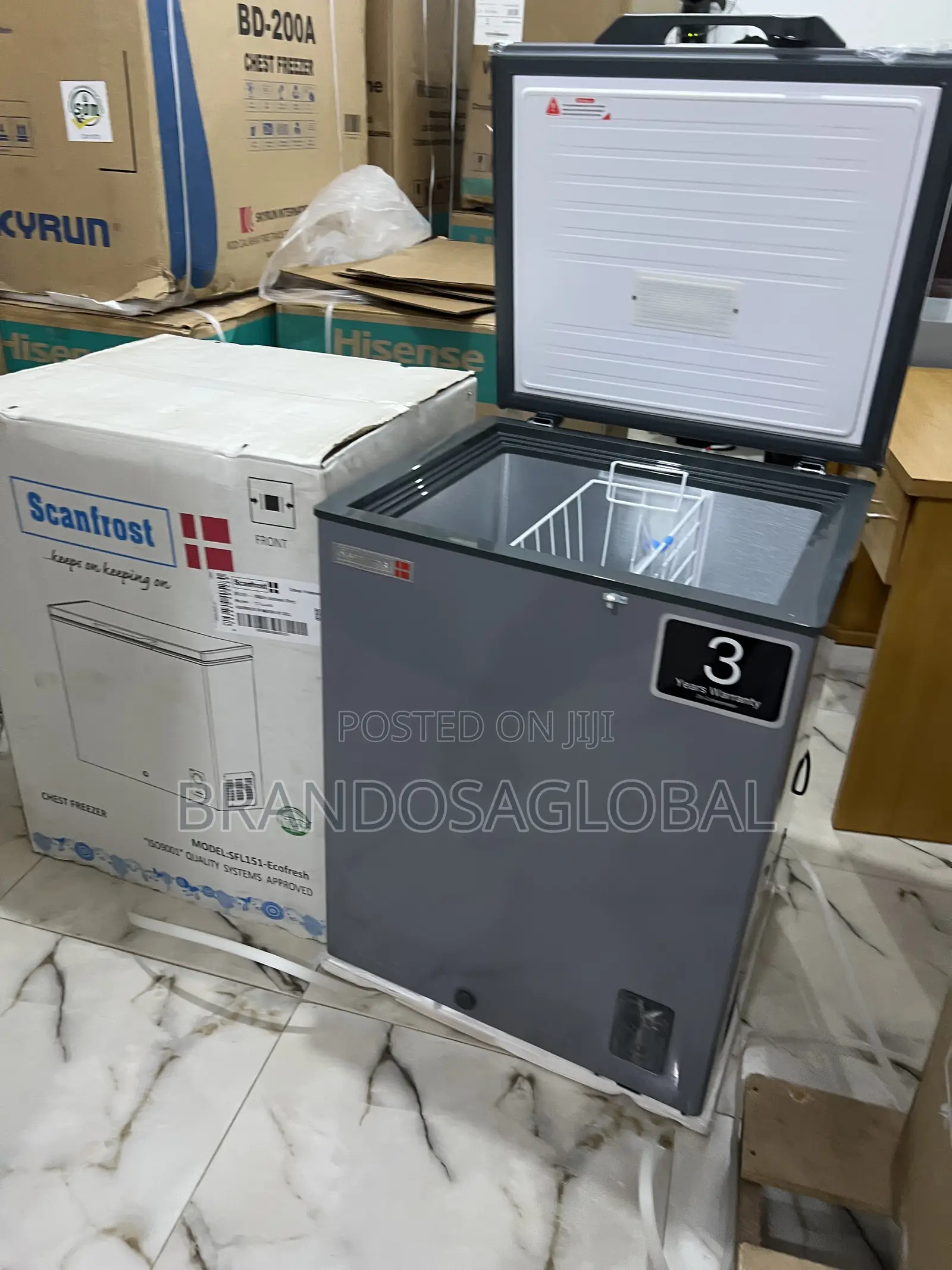 Scanfrost 134l Chest Freezer Sfl151 – Efficient Cooling Performance