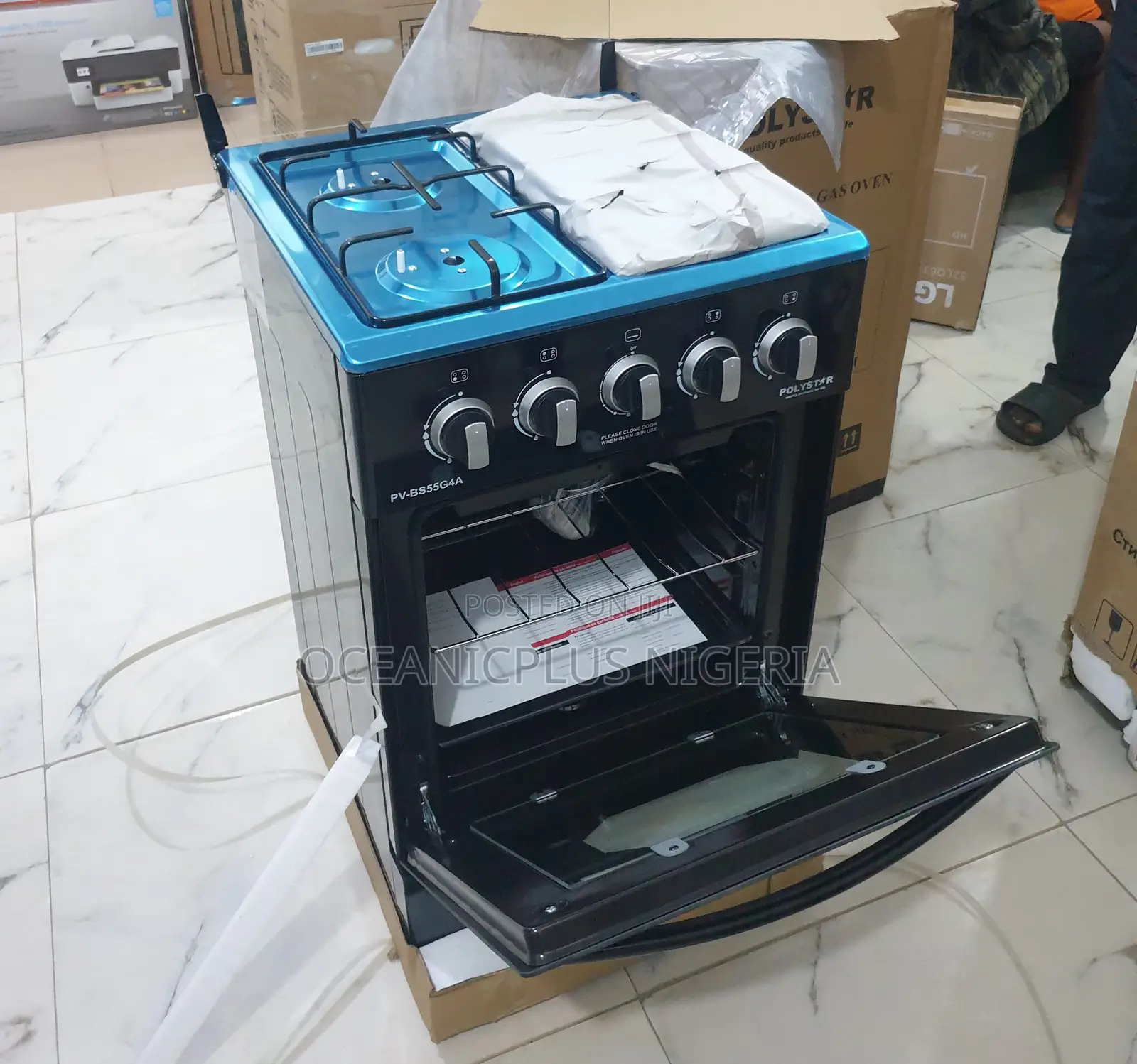 Ignite With Ease Polystar 4 Burner Gas Cooker Burners Pv-Bs55g4a
