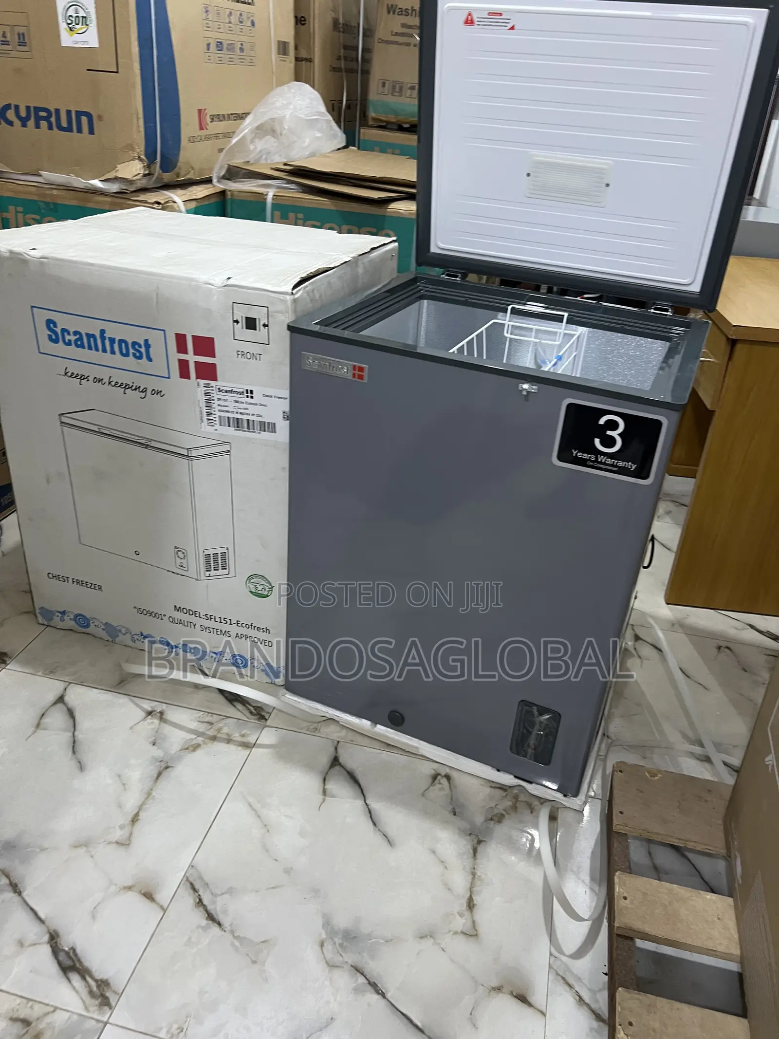 Scanfrost 134l Deep Freezer – Cooling, Long Retention Time