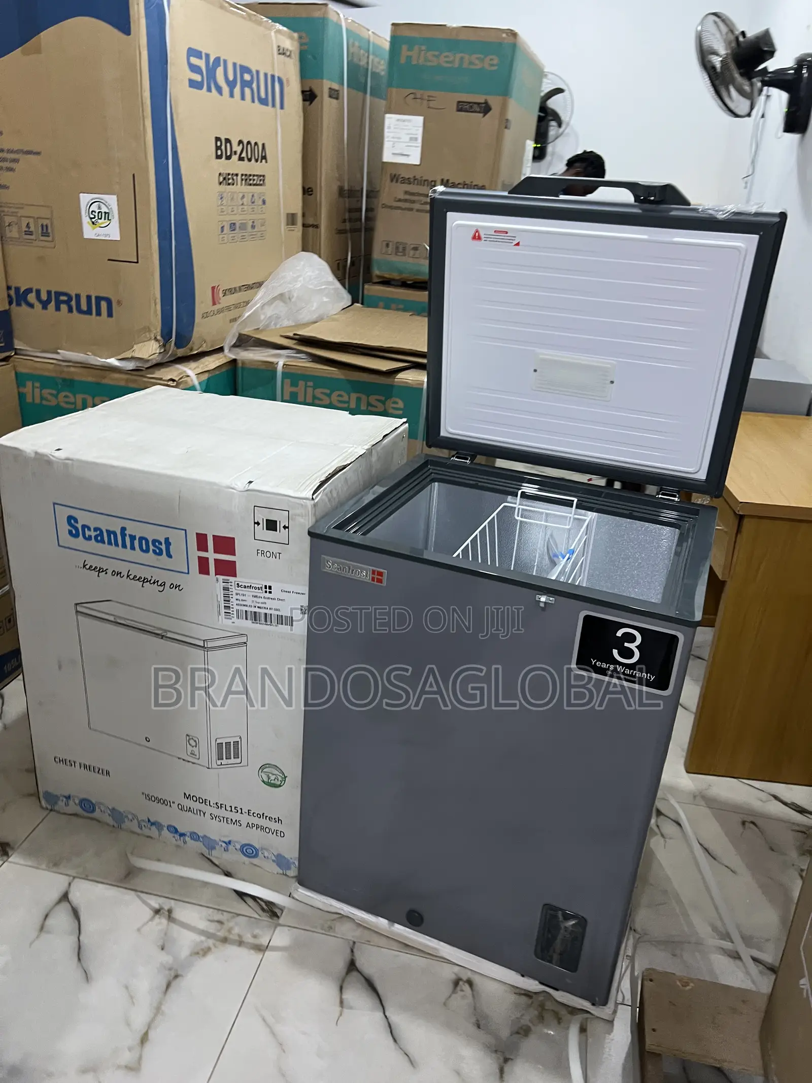 Scanfrost 134l Chest Freezer – Compact, Efficient Durable
