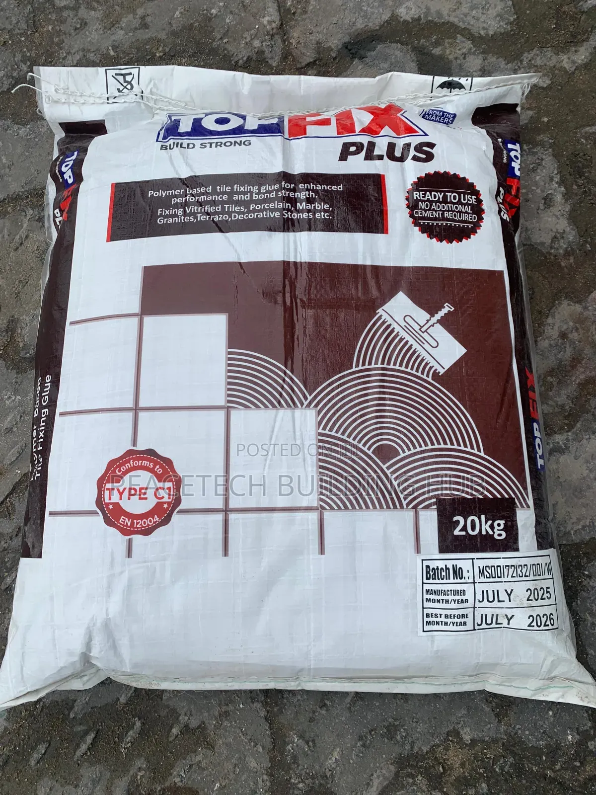 Topfix Super Tile Adhesive 20kg