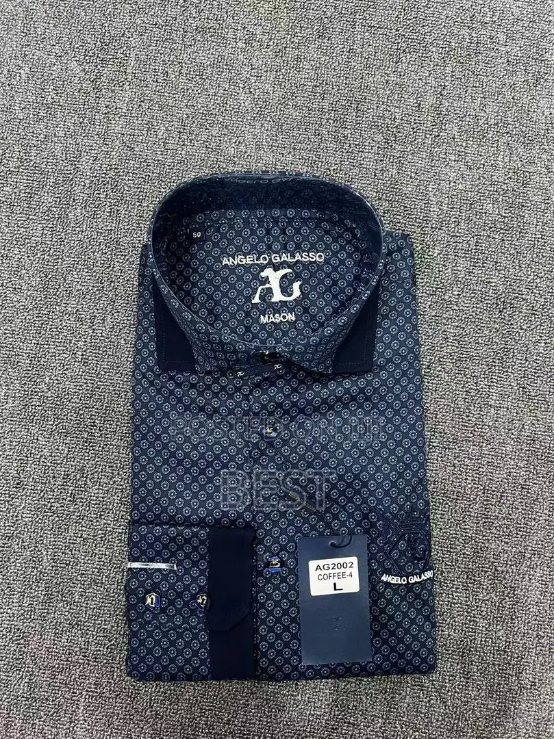 Italian Luxury Angelo Galaso Shirts Collections Size L Xl XXL 3xl