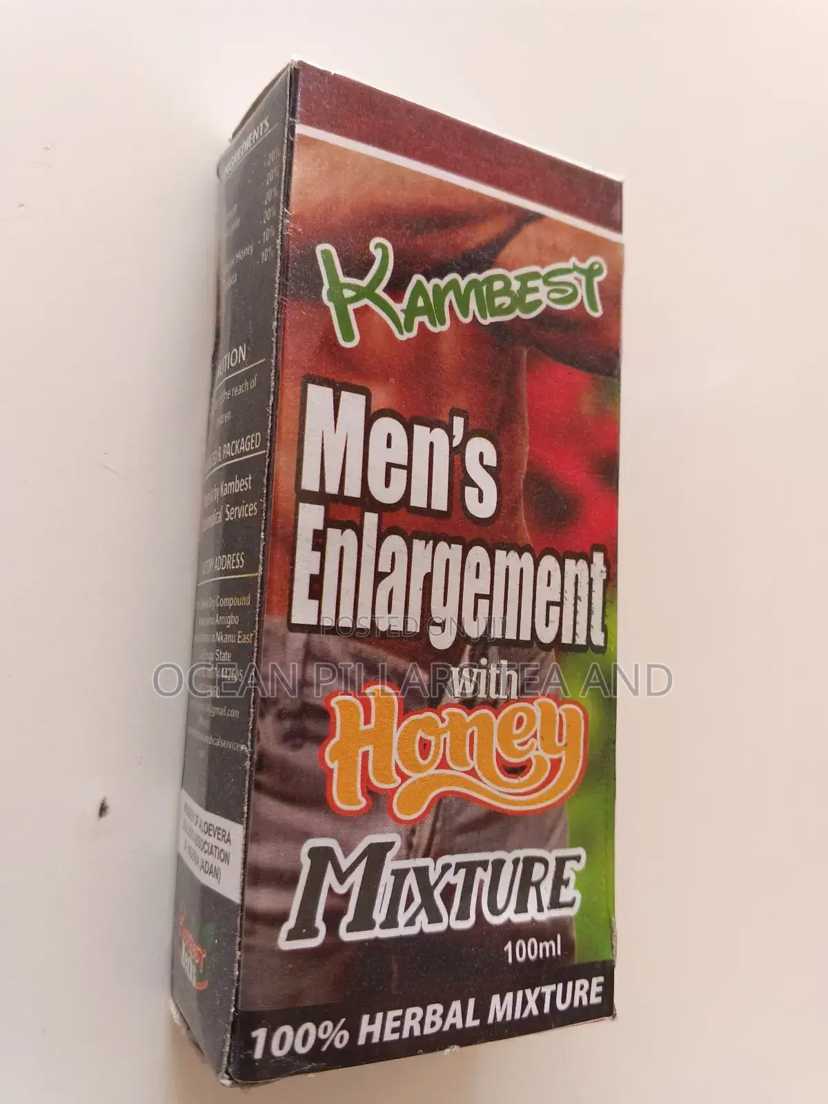Kambest Men's Enlargement With Honey Mixture