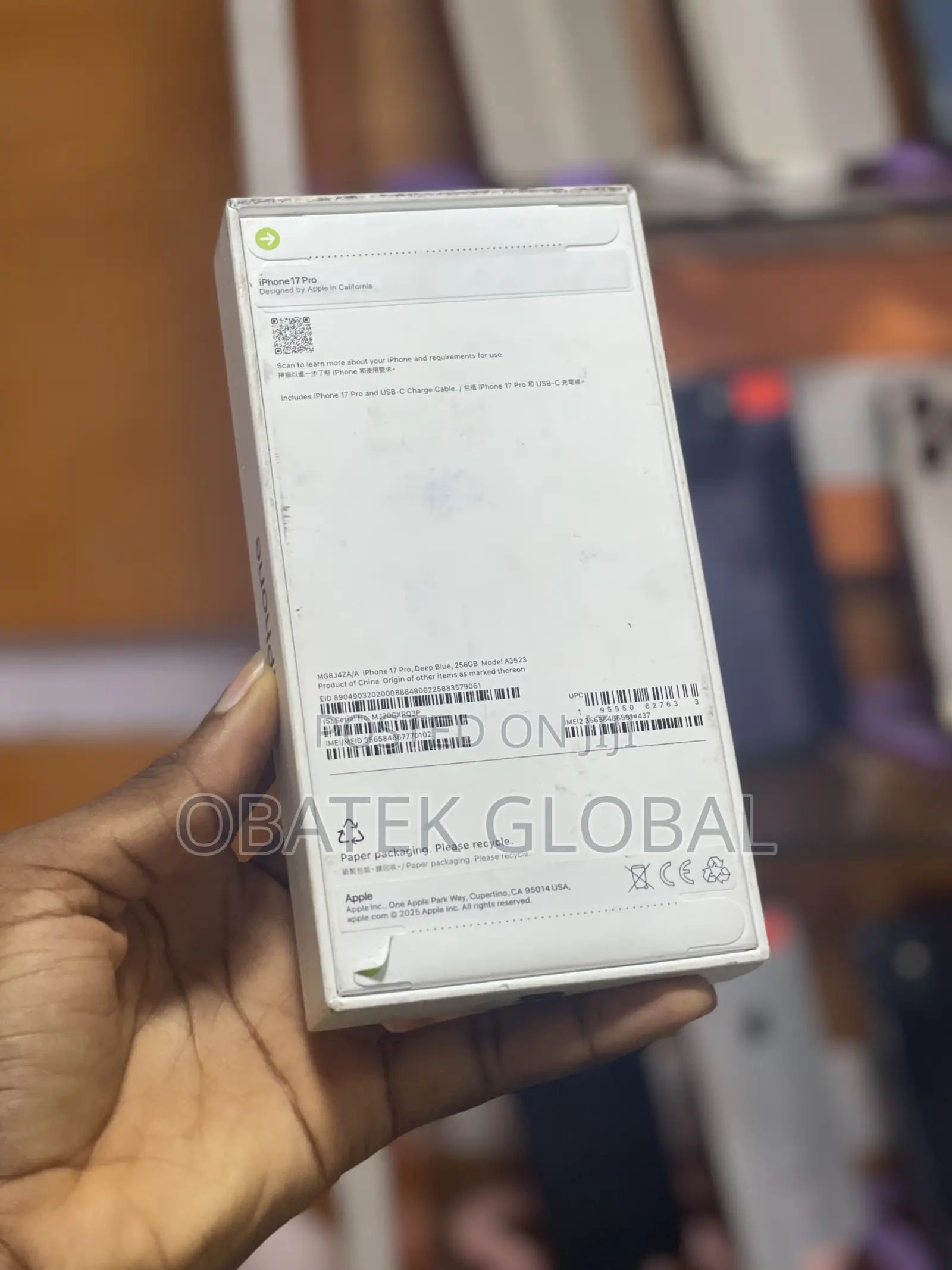 New Apple iPhone 17 Pro 256 GB Blue