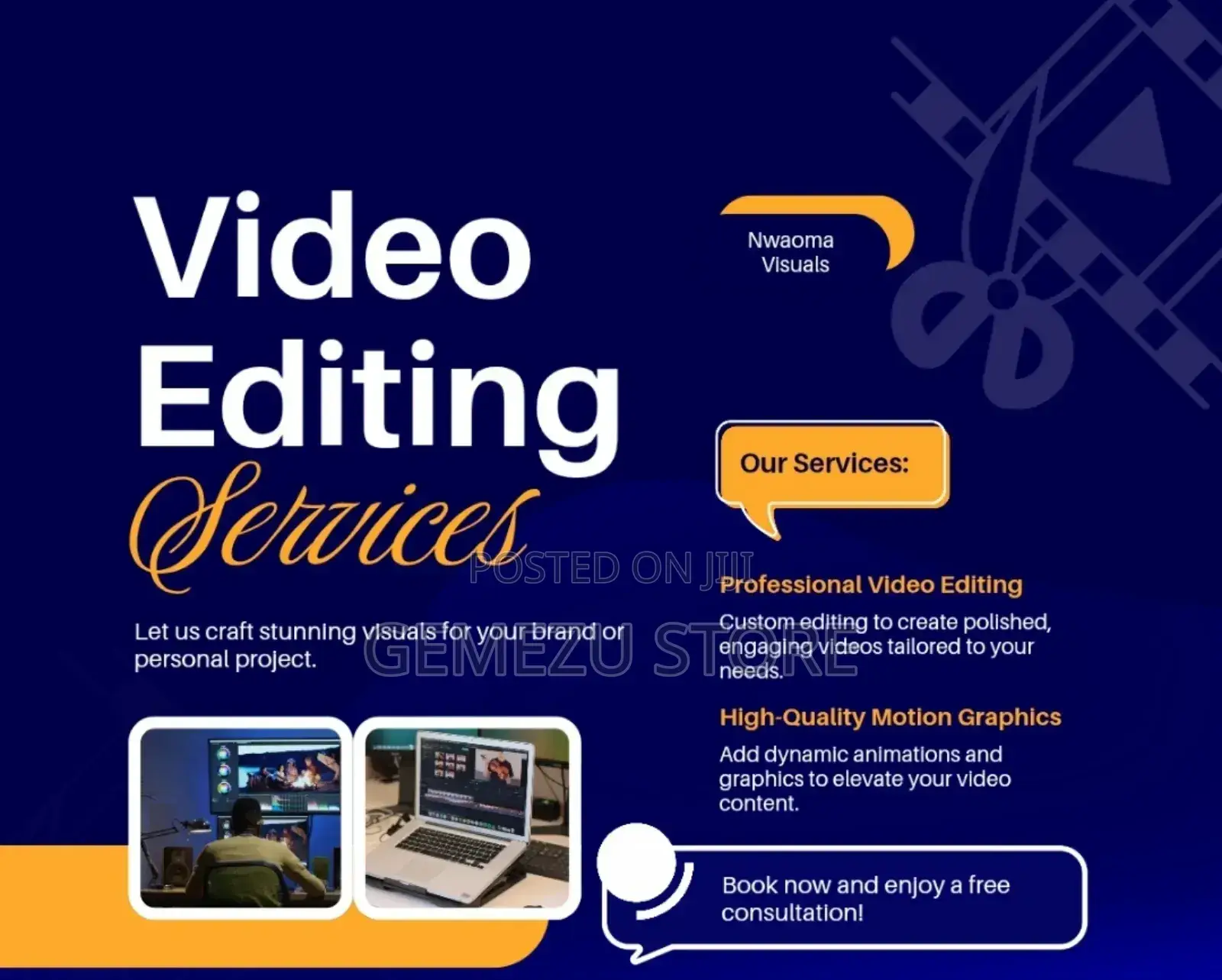 Nwaoma Visuals – Professional Video Editor Motion Graphics Expert