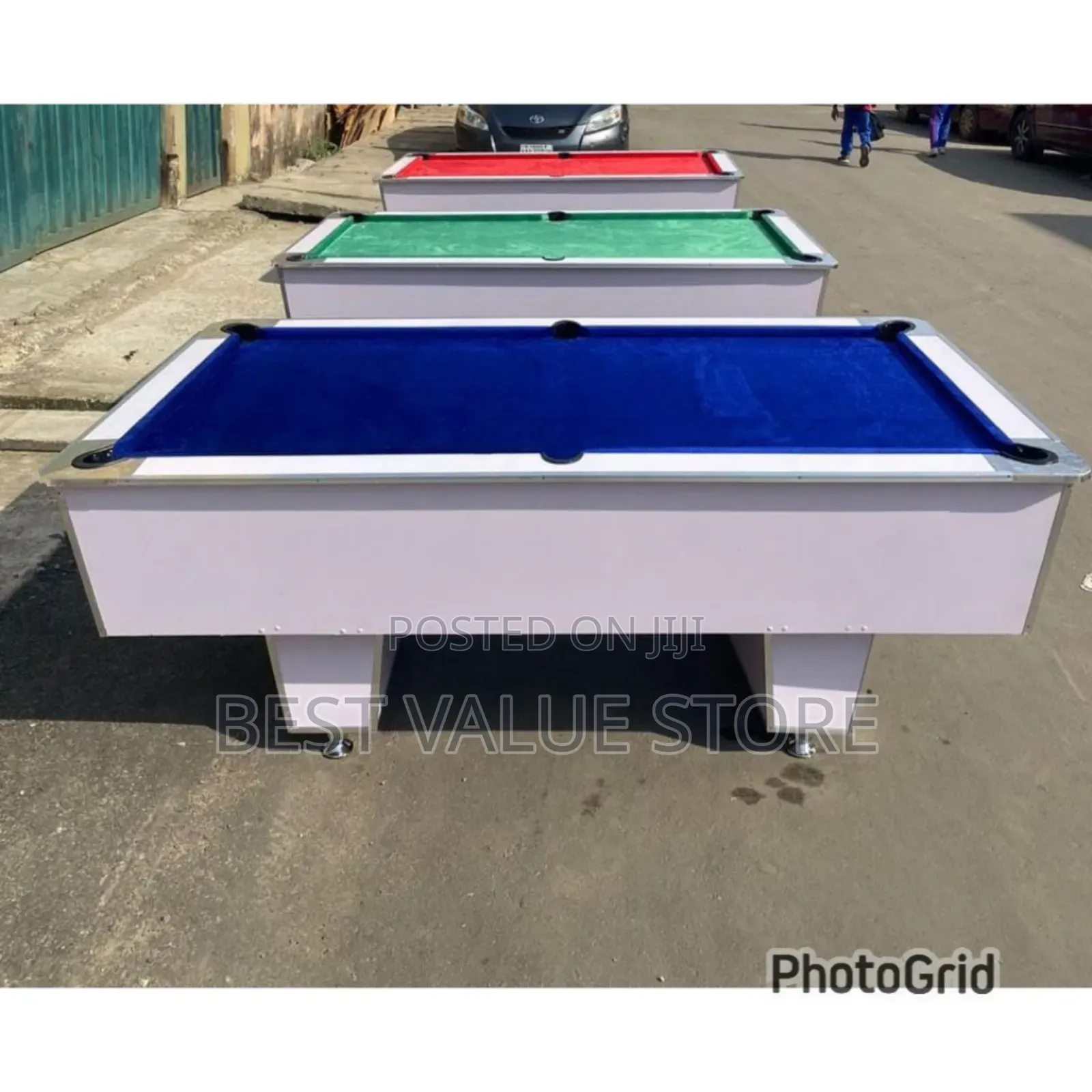 White Body Snooker Board With Complete Accessories