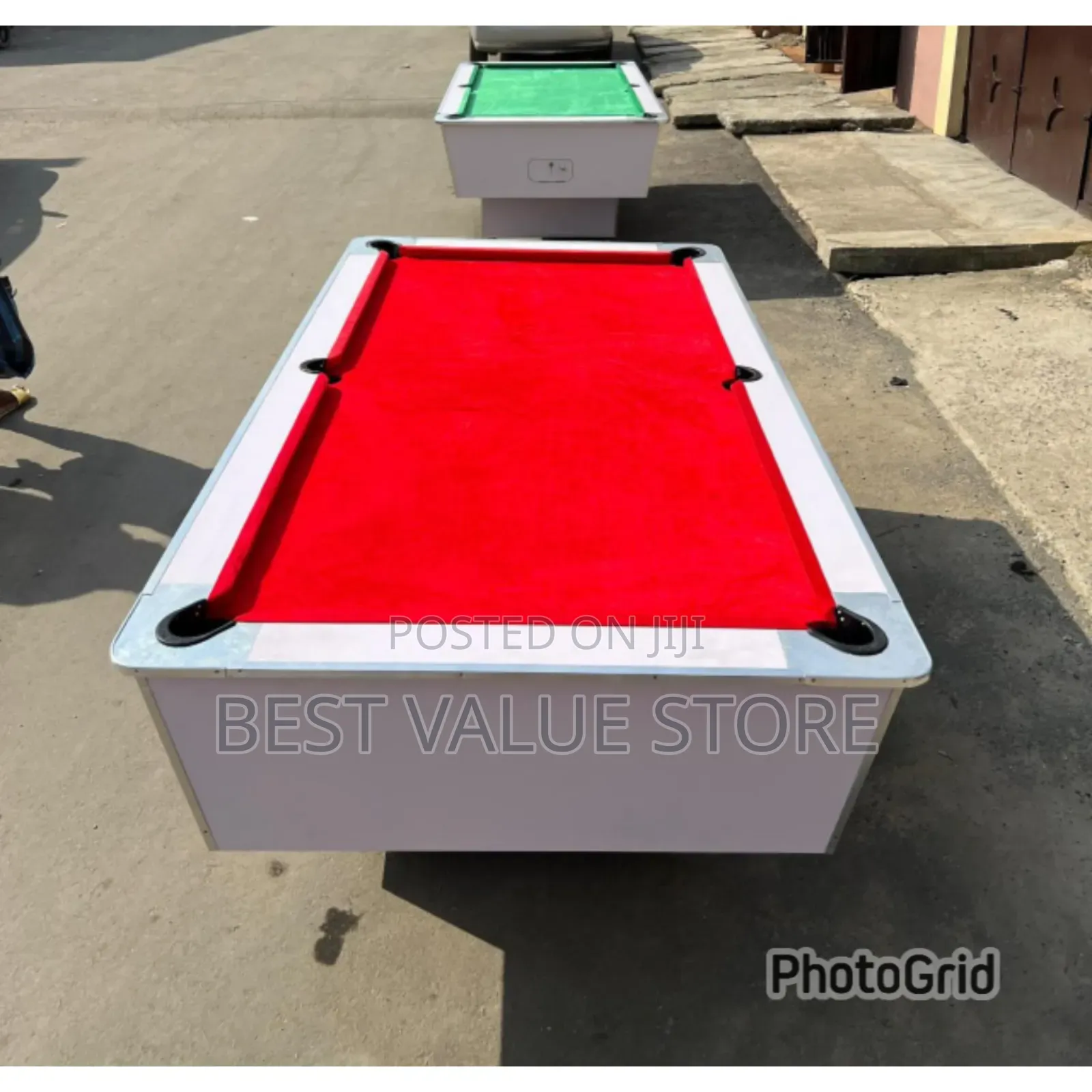 White Body Snooker Board With Complete Accessories