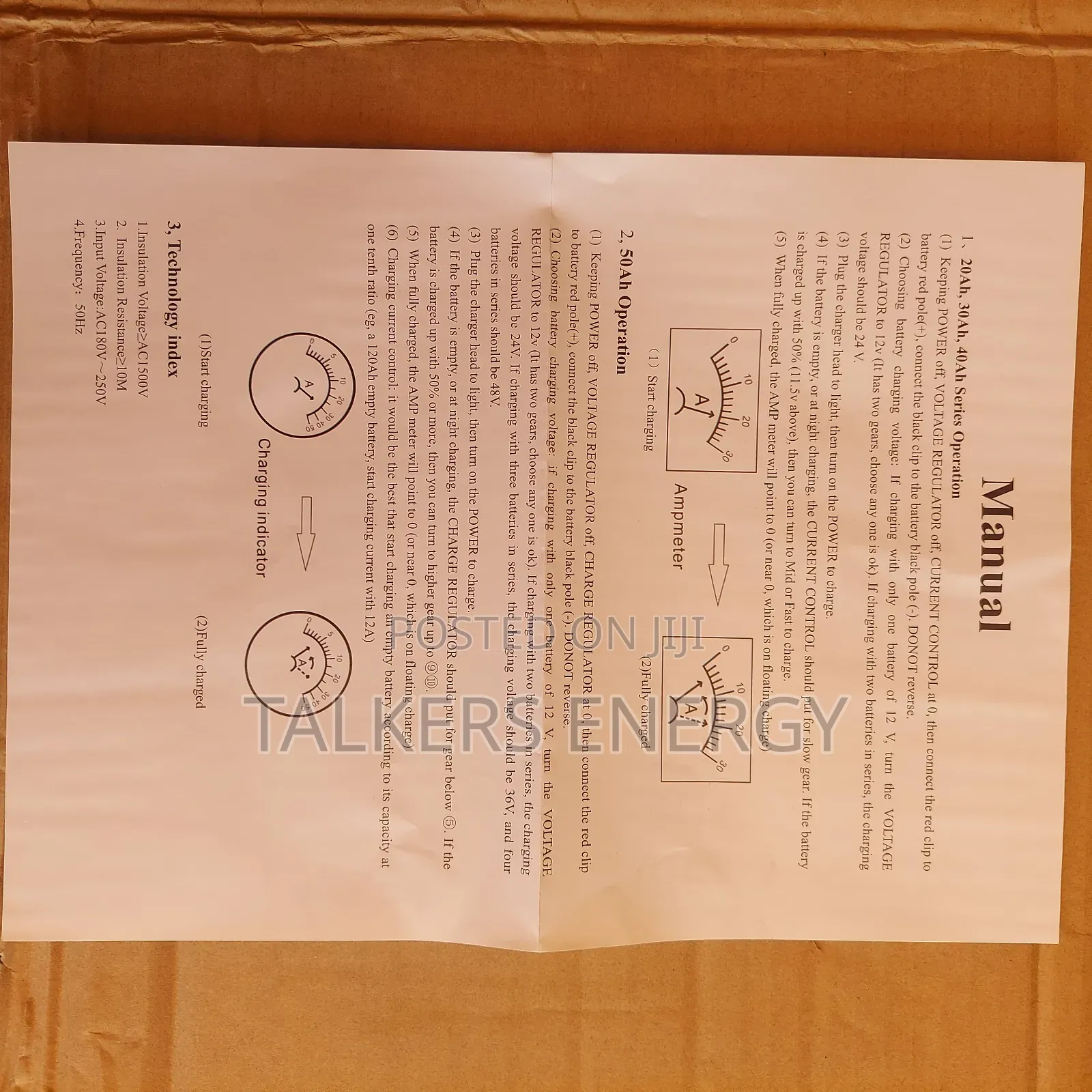 Famicare 30a Fast Battery Charger 12v/24v