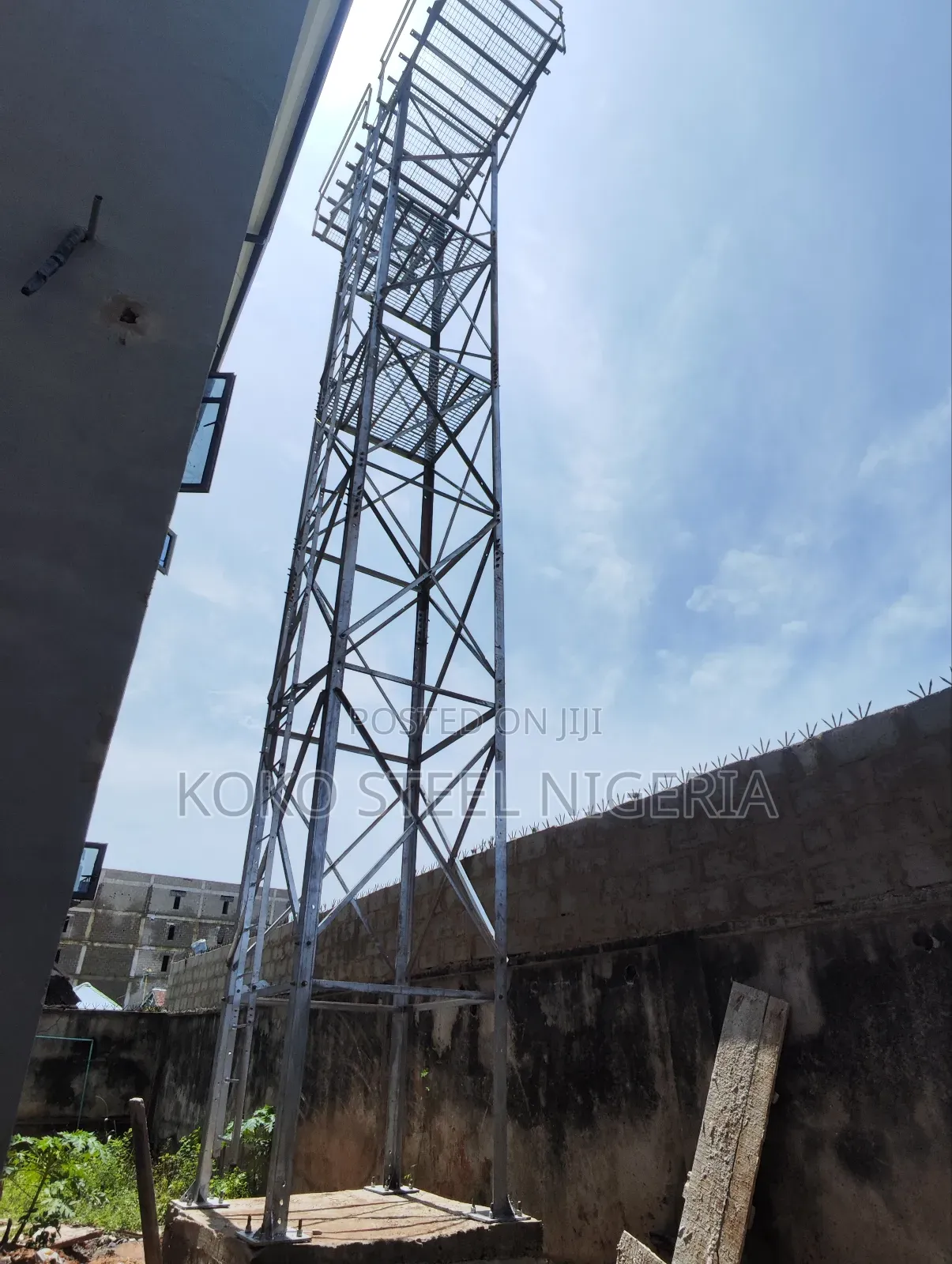 Heavy Duty Galvanize Angle Iron Water Storex Stand