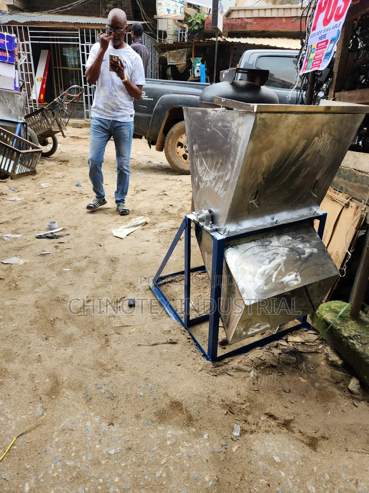 Cassava Grinder (With 13hp Petro Engine)