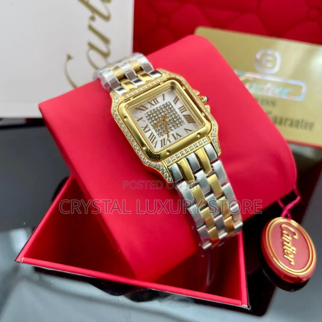 Cartier Quality Luxury Ladies Chain Strap Wristwatch
