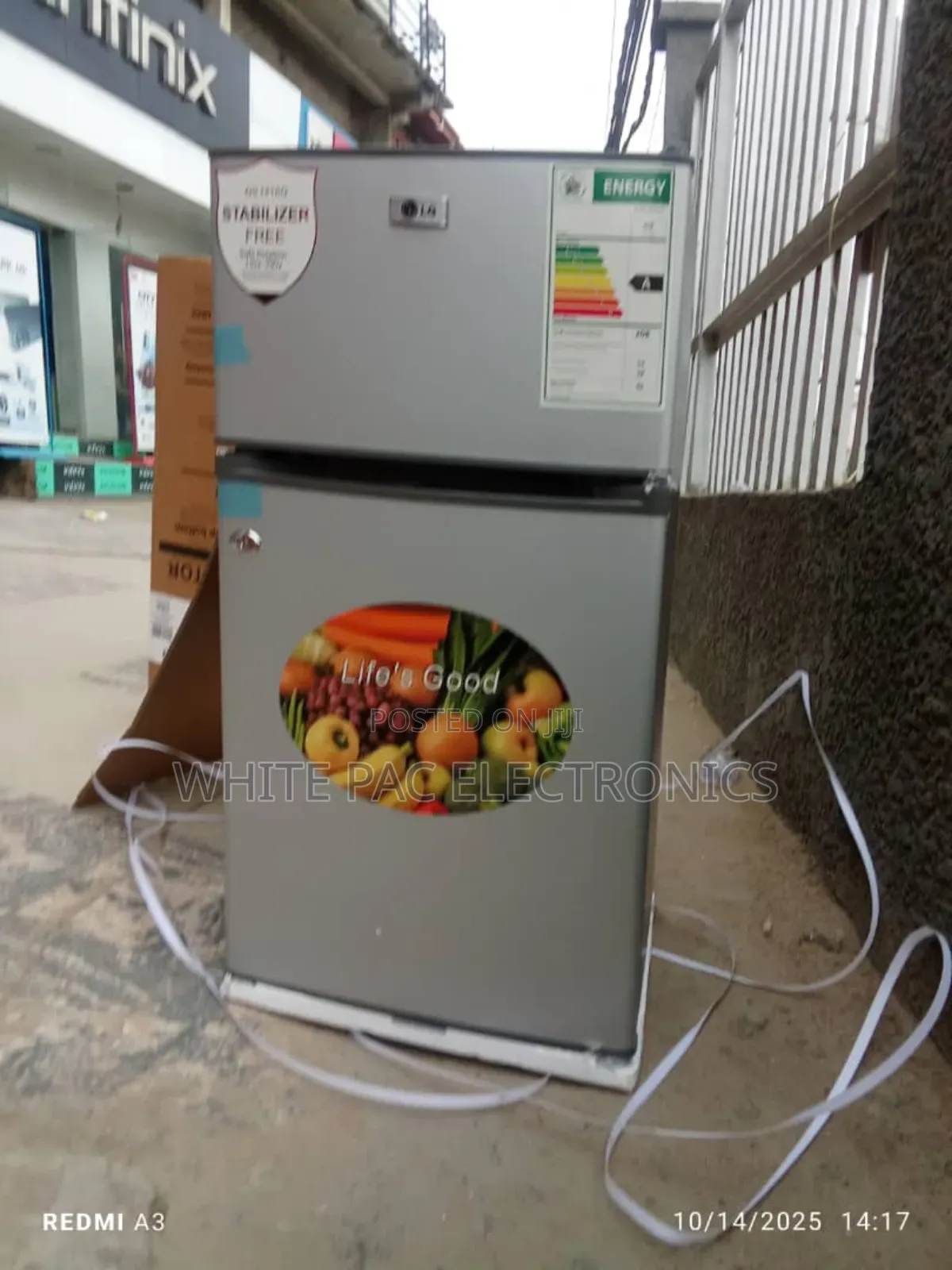 Original New Lg Fridge 110 Litre Double Door( Fridge & Freezer )2 Yrs