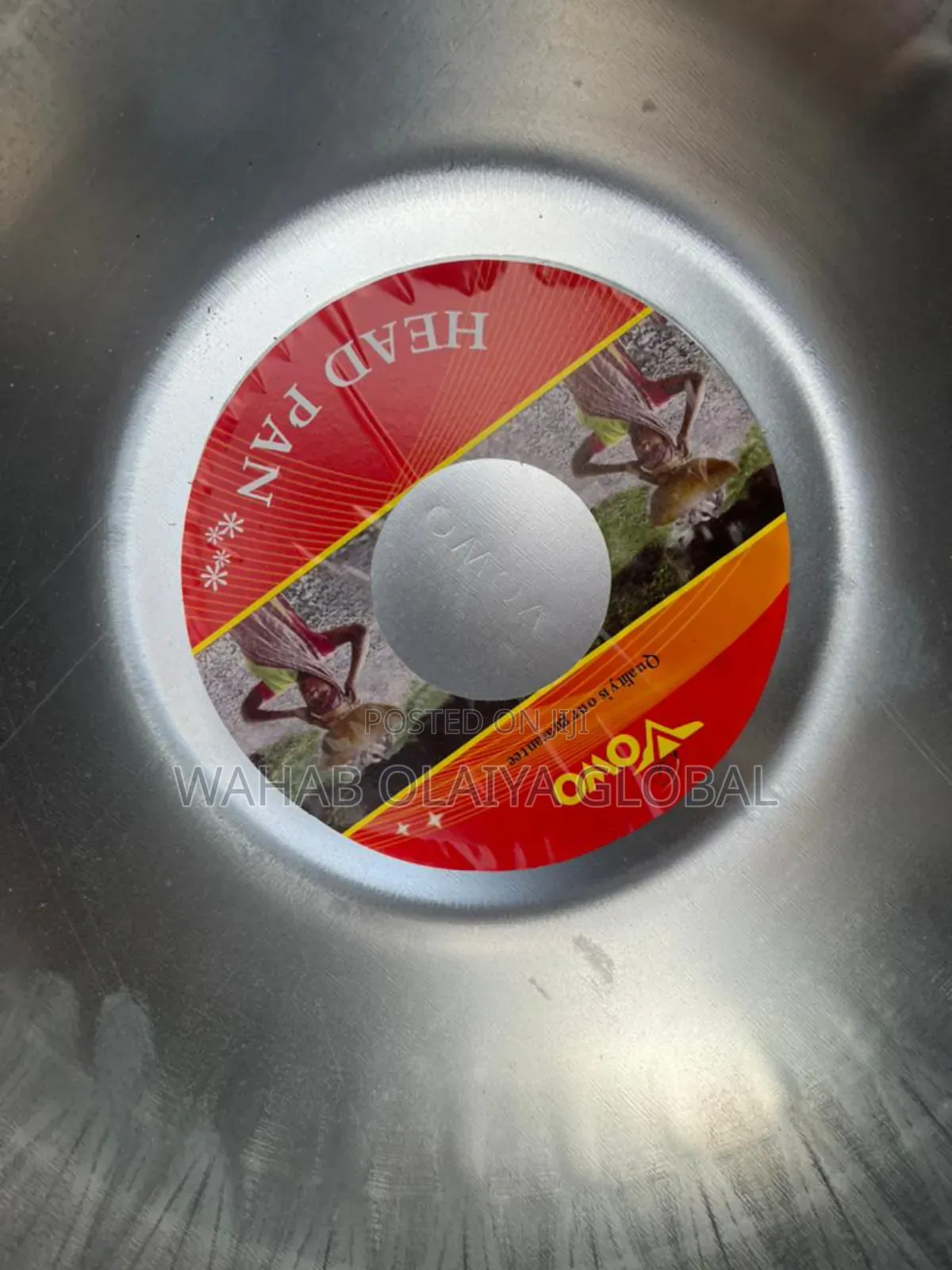 Heavy-Duty Head Pan – Durable Construction Mixing Tool