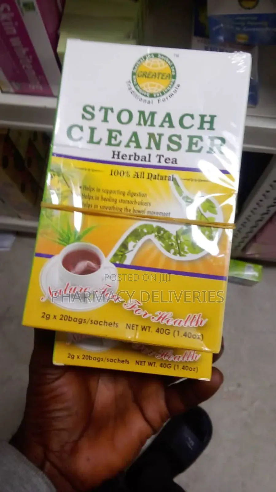 Stomach Cleanser Herbal Tea Natural Remedy for Digestion Detox 