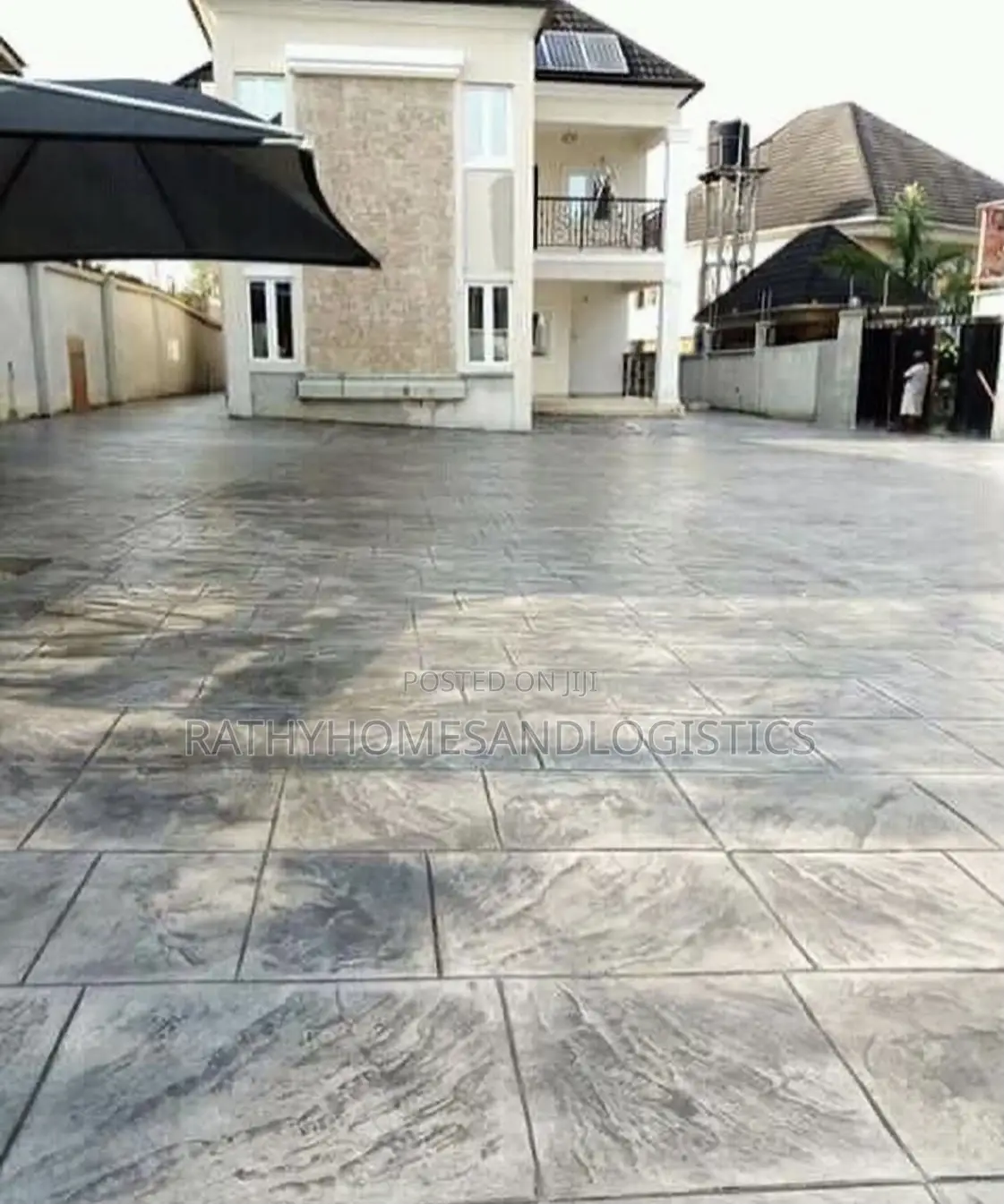 Stamped Concrete Flooring | Driveway Compound Design