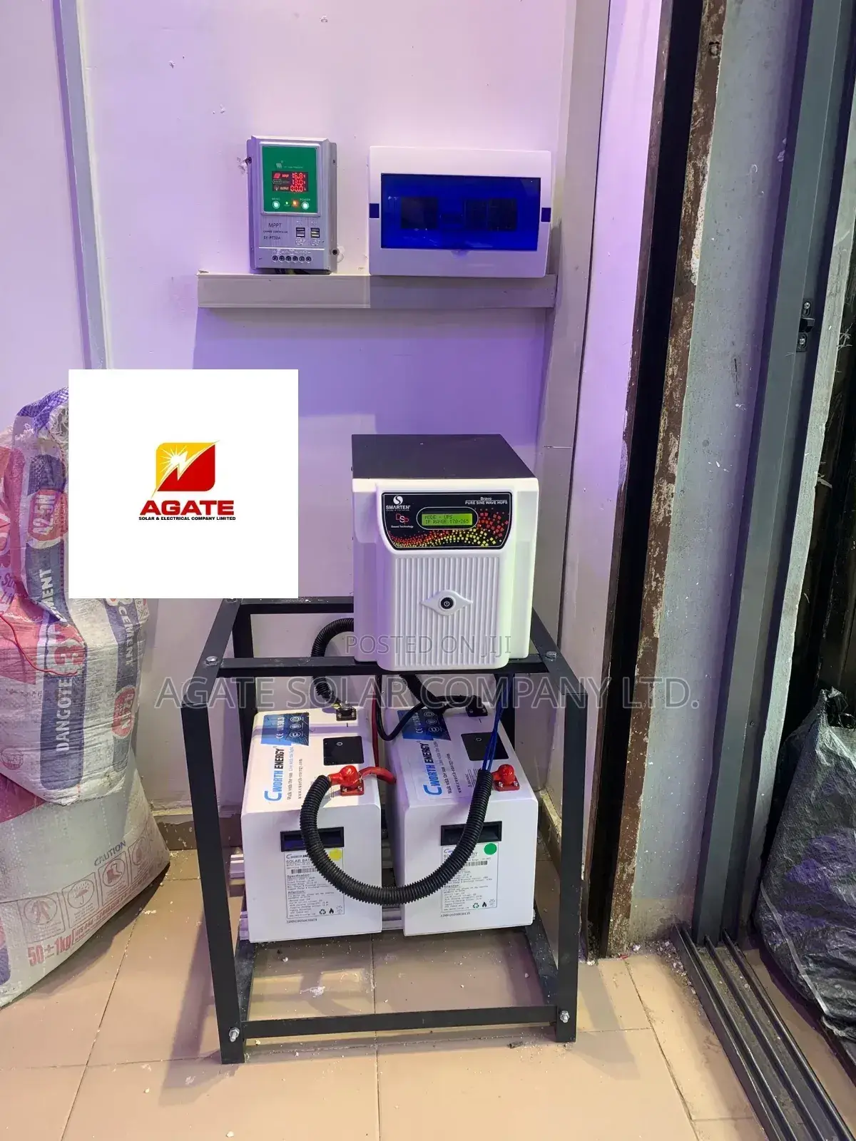 Complete Solar Package: 1.5kva Inverter + Lithium Battery + Mppt