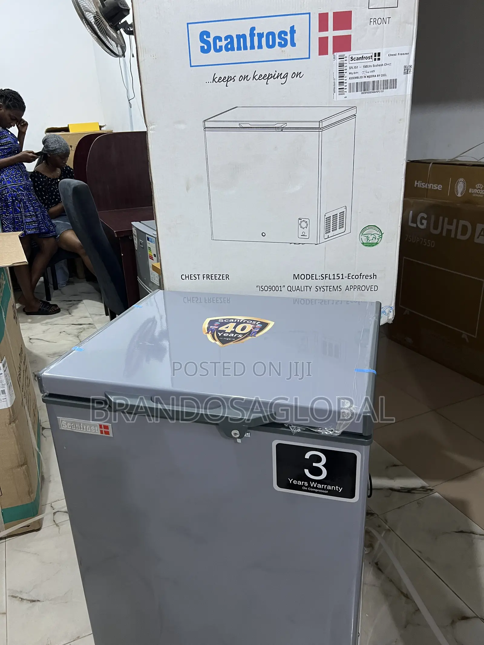 Scanfrost Sfl151 Freezer 134l – Reliable and Spacious