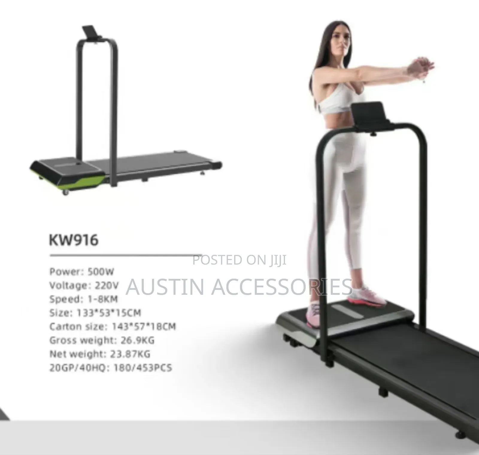Treadmill and Ultra Thin Massager 2 in 1